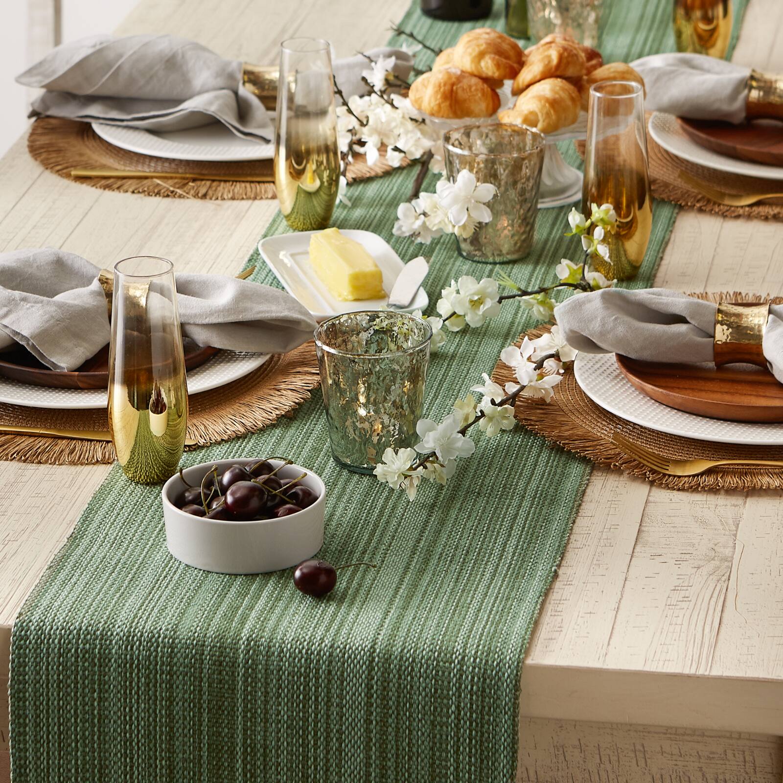 DII® 72" Variegated Fringe Table Runner