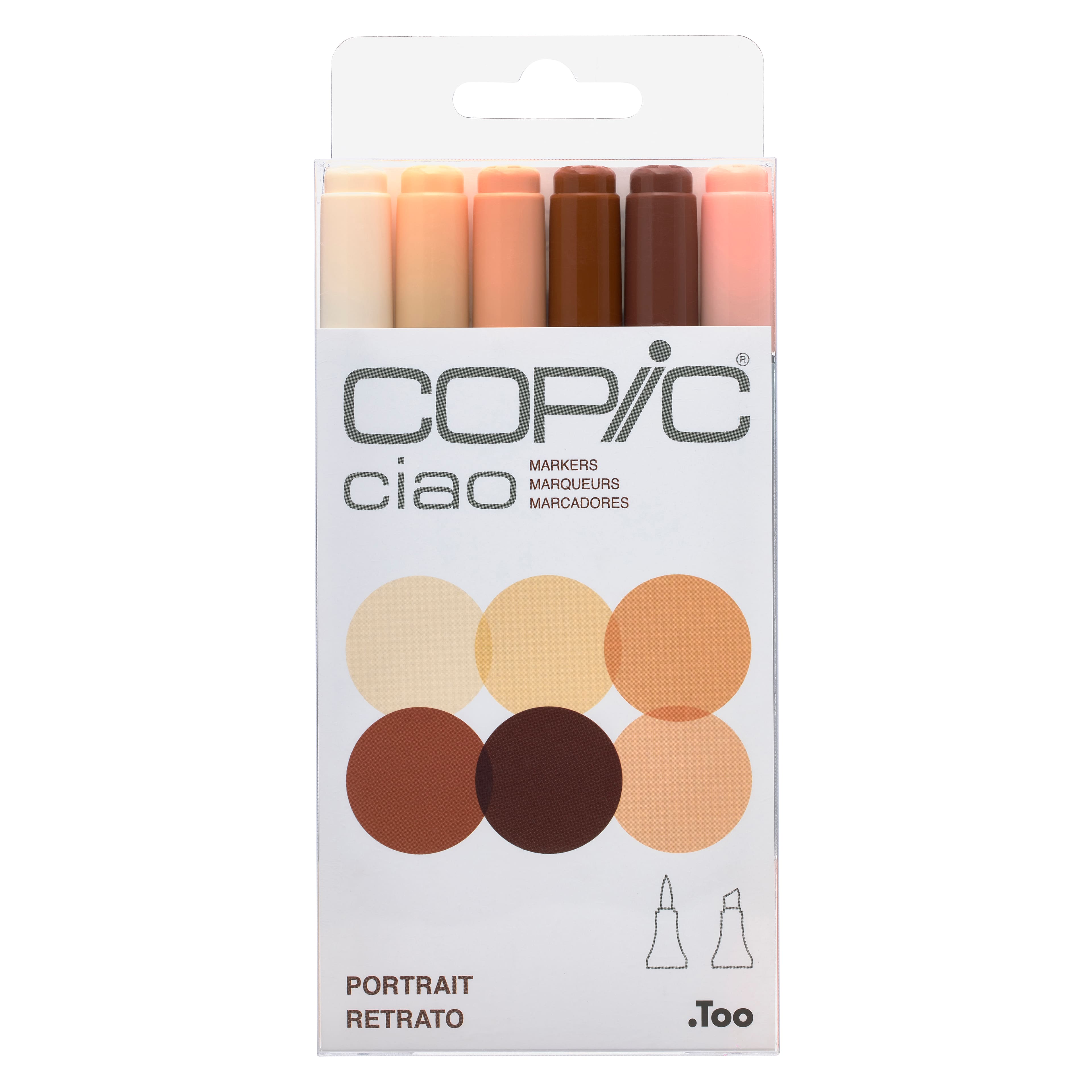 Copic : Ciao Marker : Skin Tones : Set Of 5+1