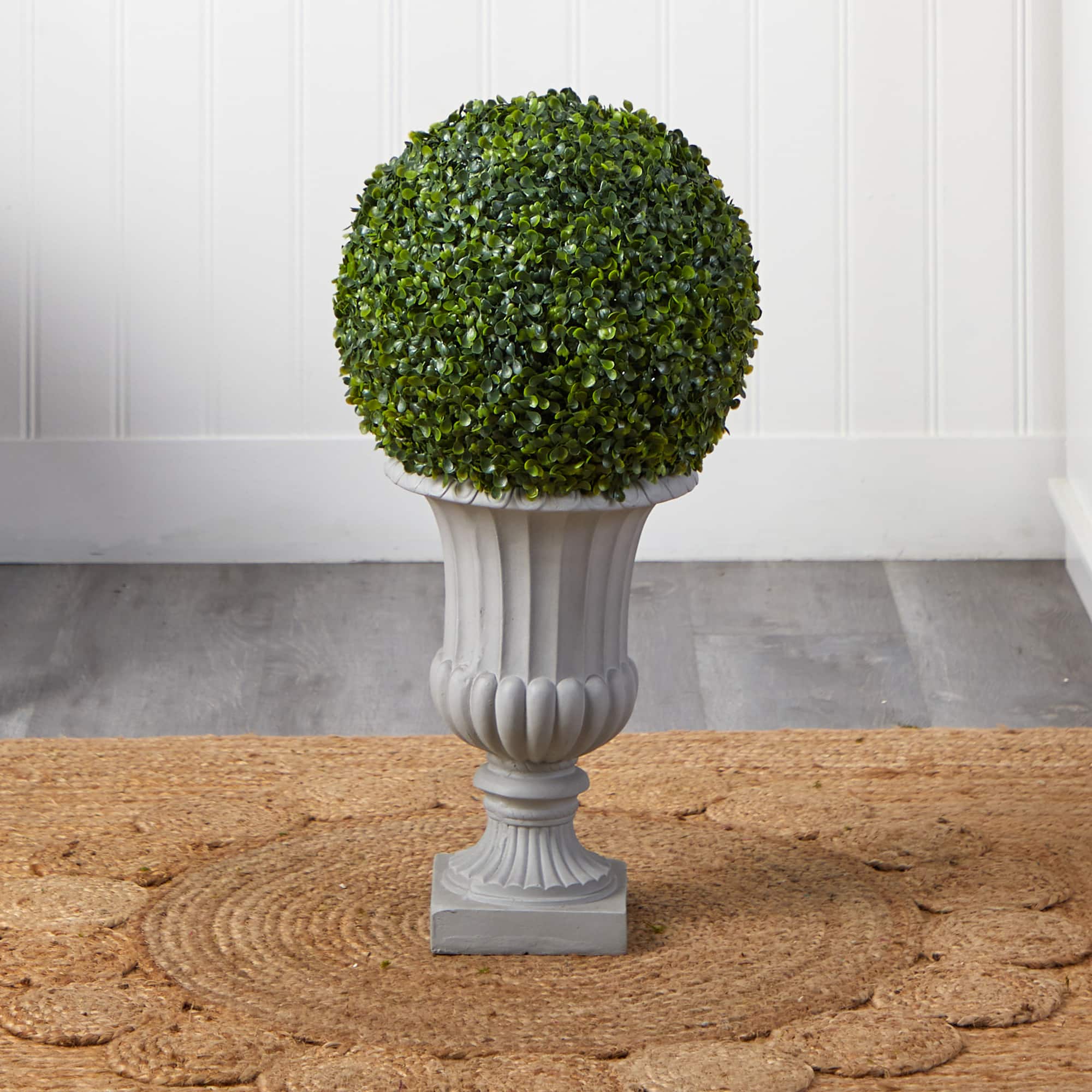 2.5ft. Boxwood Topiary Tree with Urn
