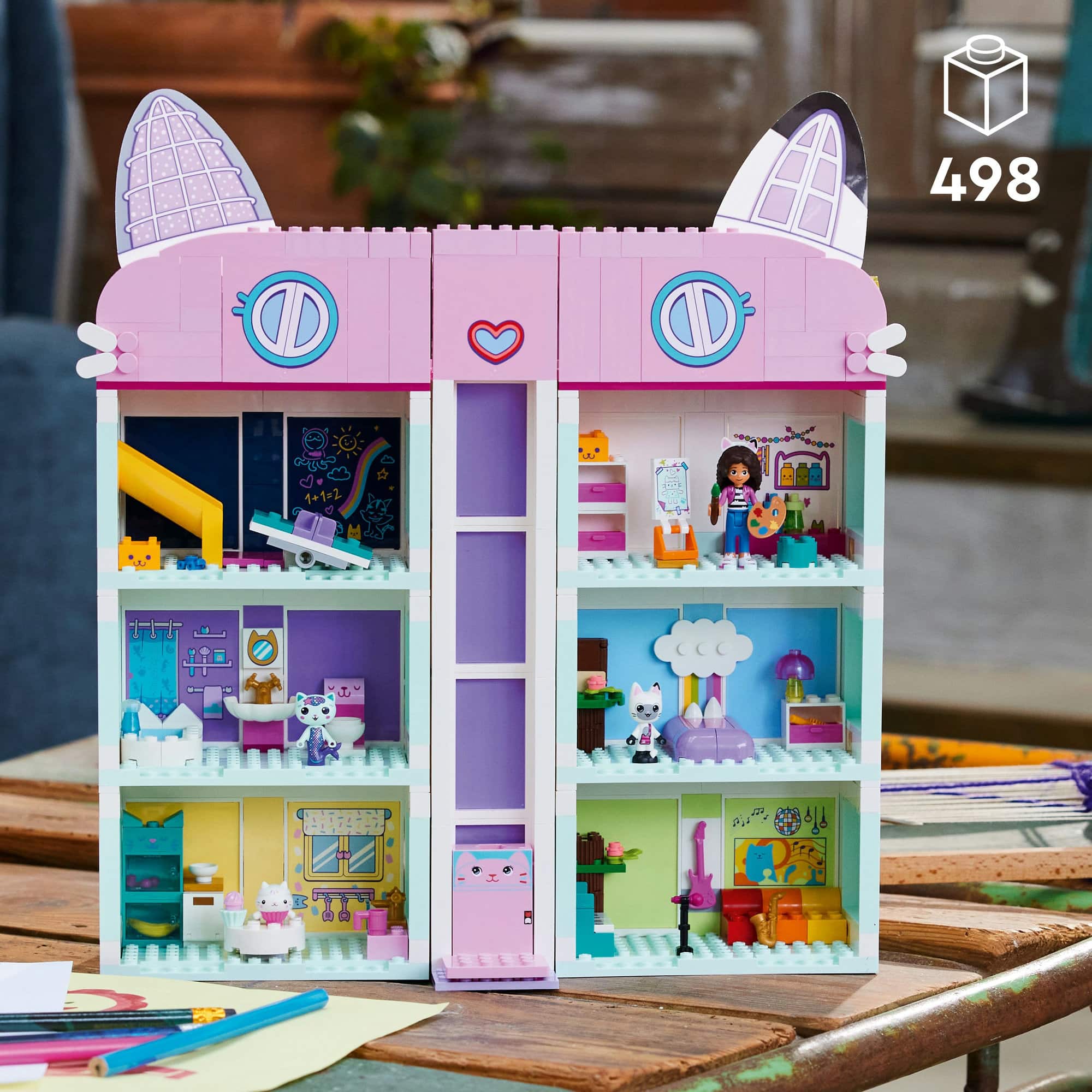 LEGO&#xAE; Gabby&#x2019;s Dollhouse 10788 Building Toy Set (498 Pieces)