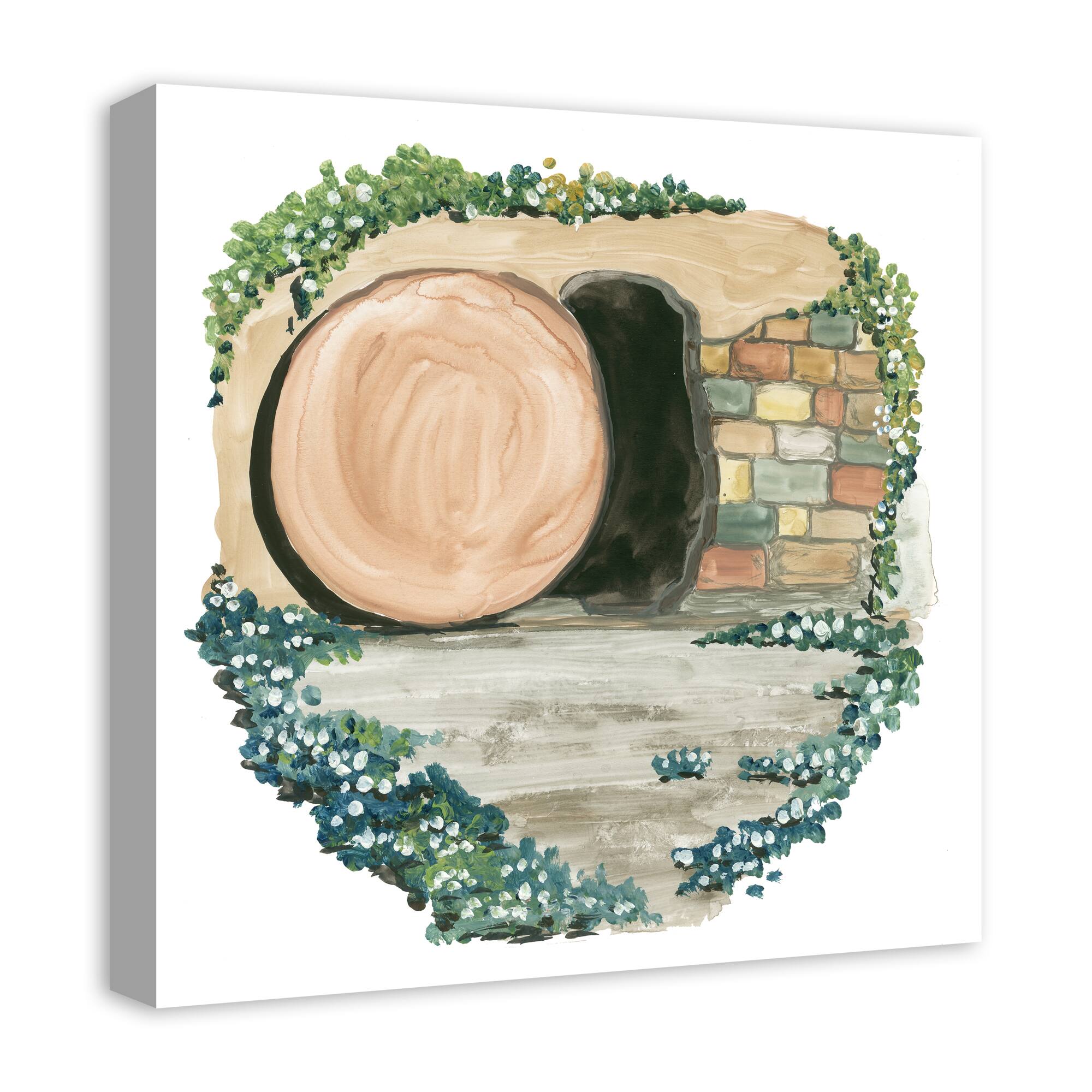 Easter Tomb Canvas Wall Art