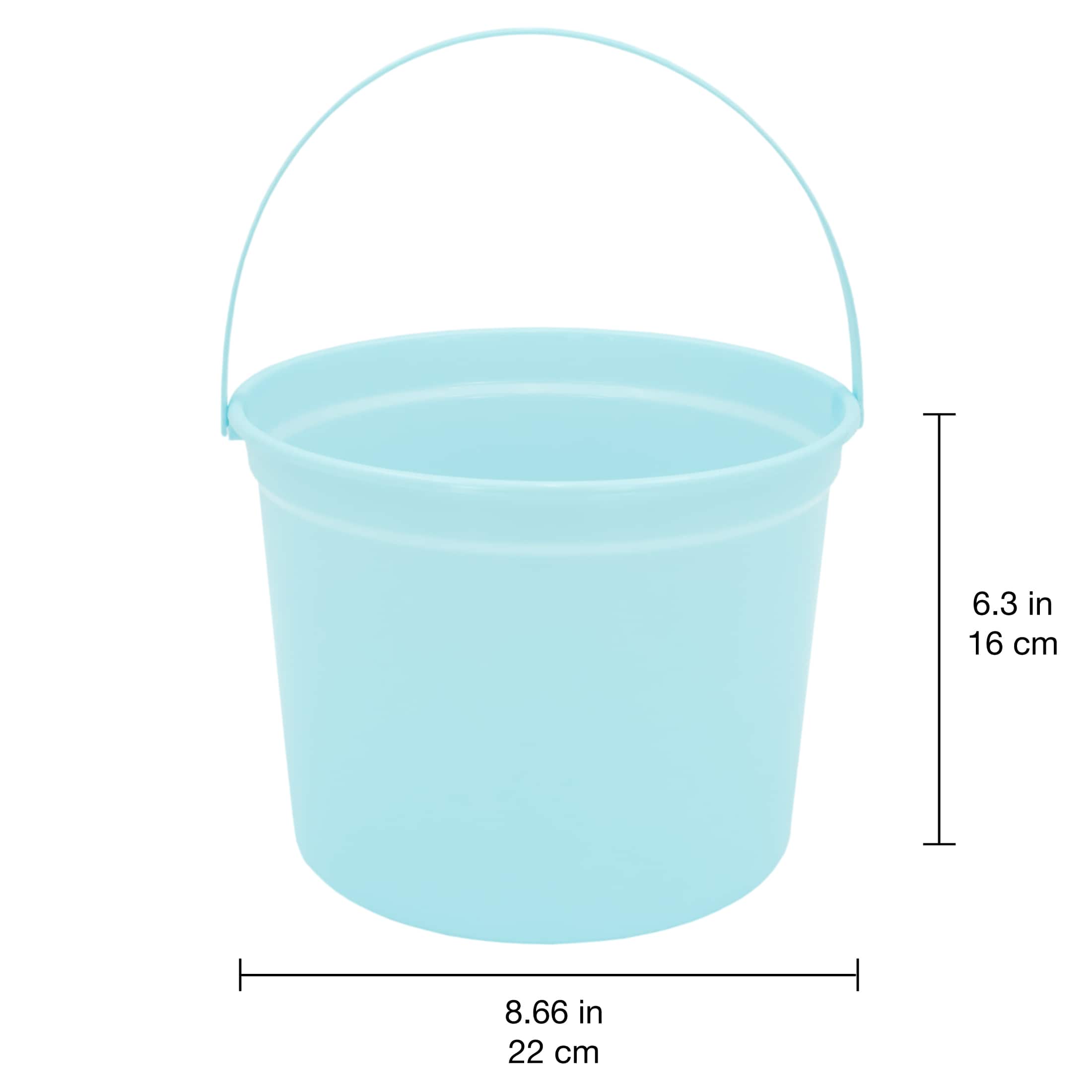 6.25" Plastic Easter Bucket by Creatology™