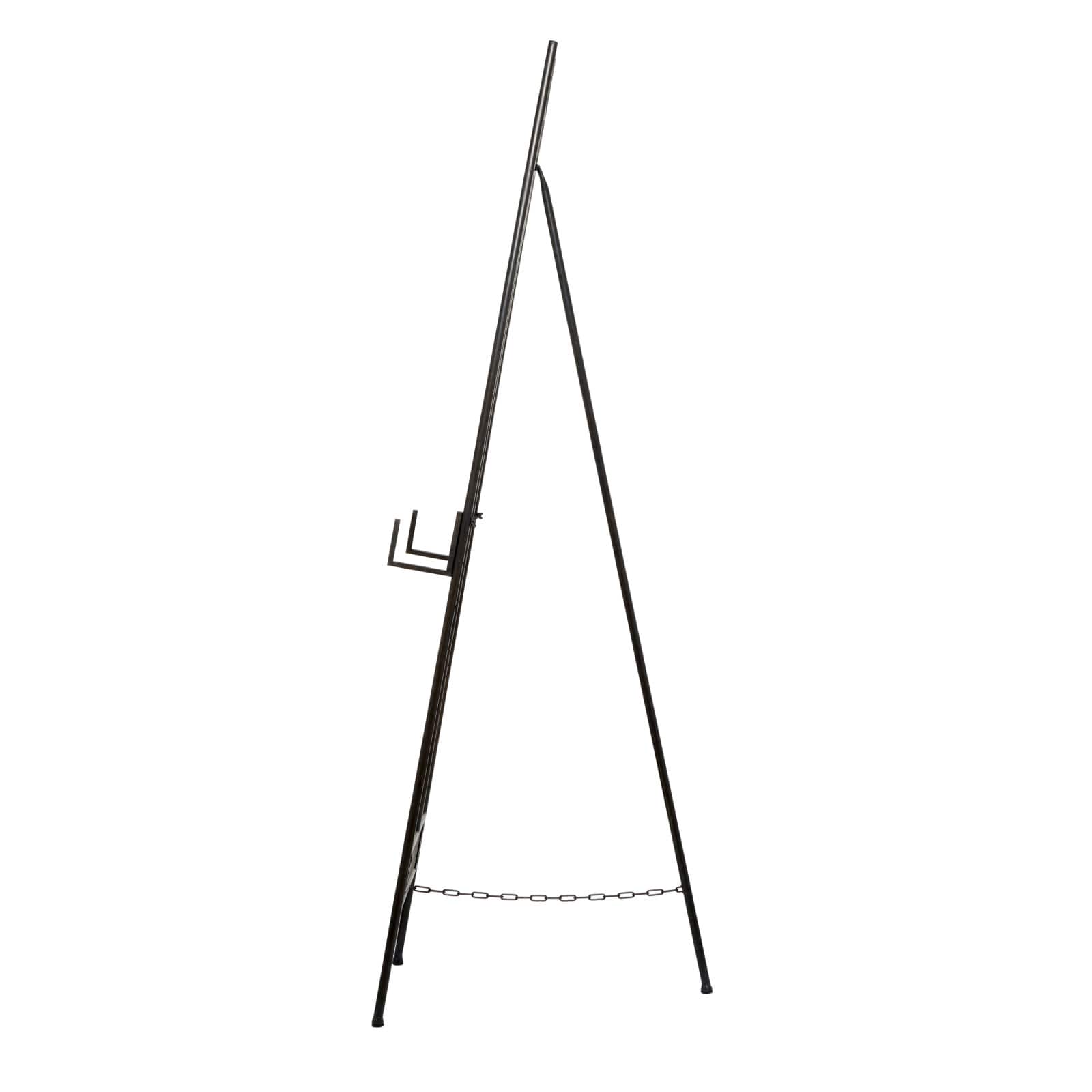 66&#x22; Black Iron Industrial Easel