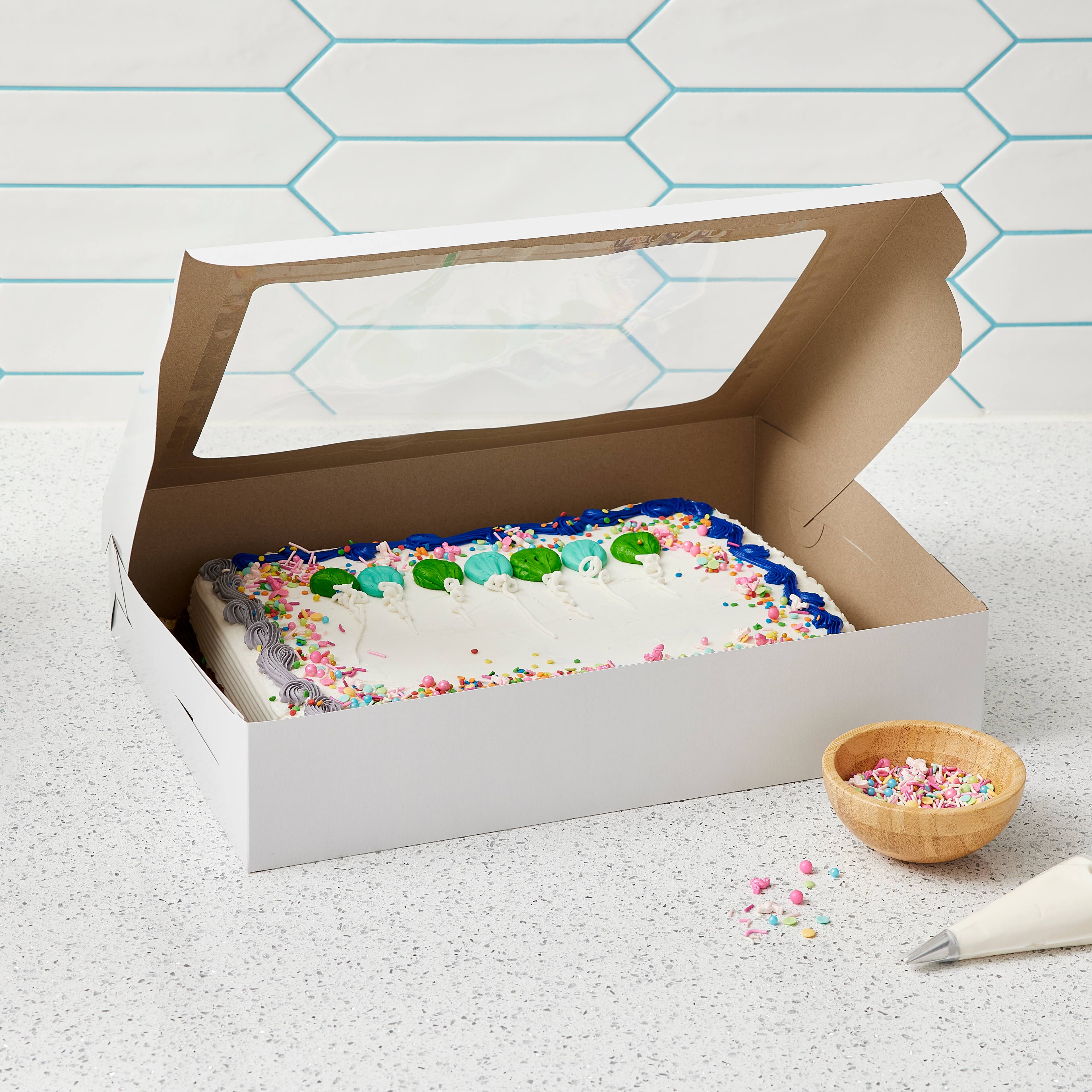 20 Pack: Window Cake Box by Celebrate It™