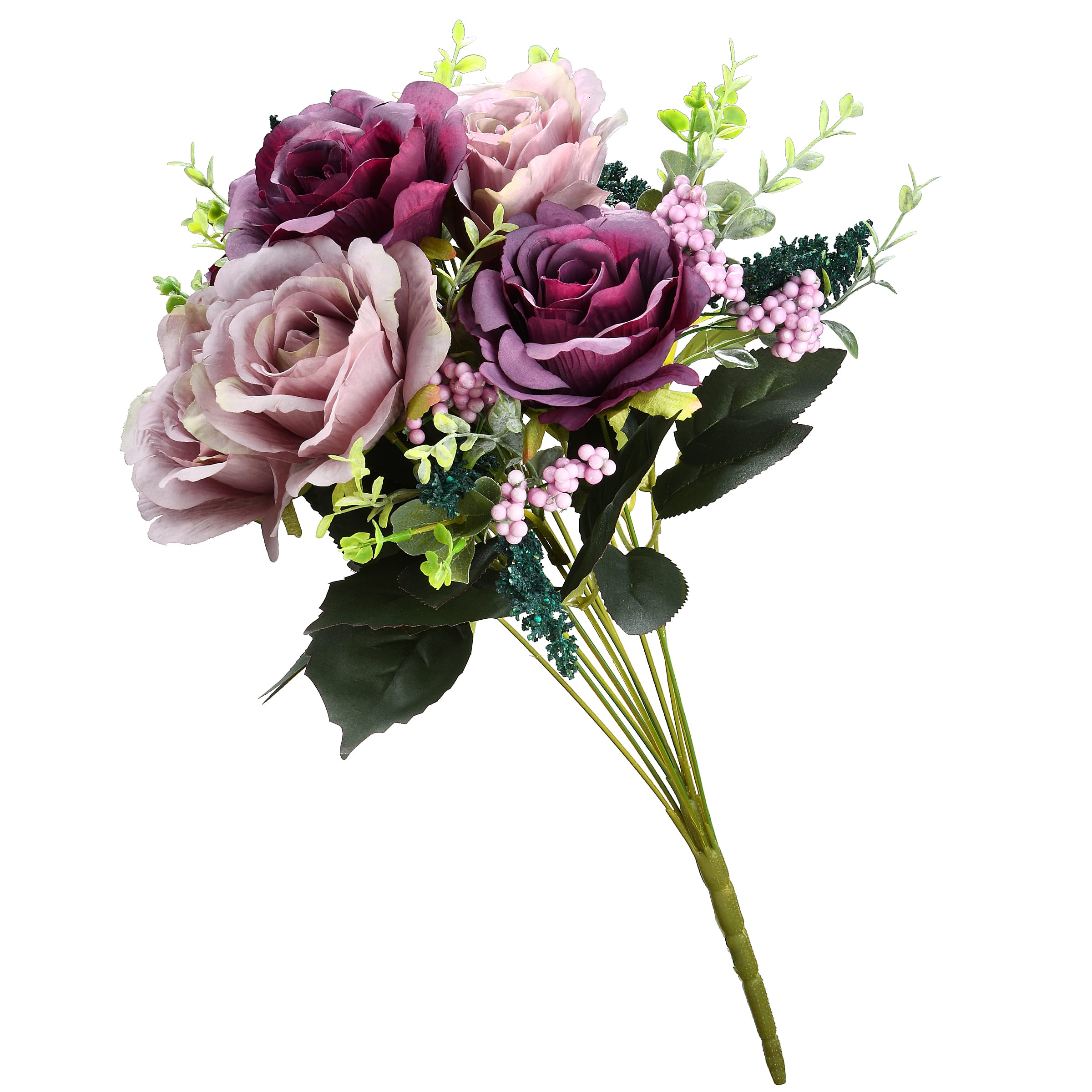 Mixed Purples Rose Bundle