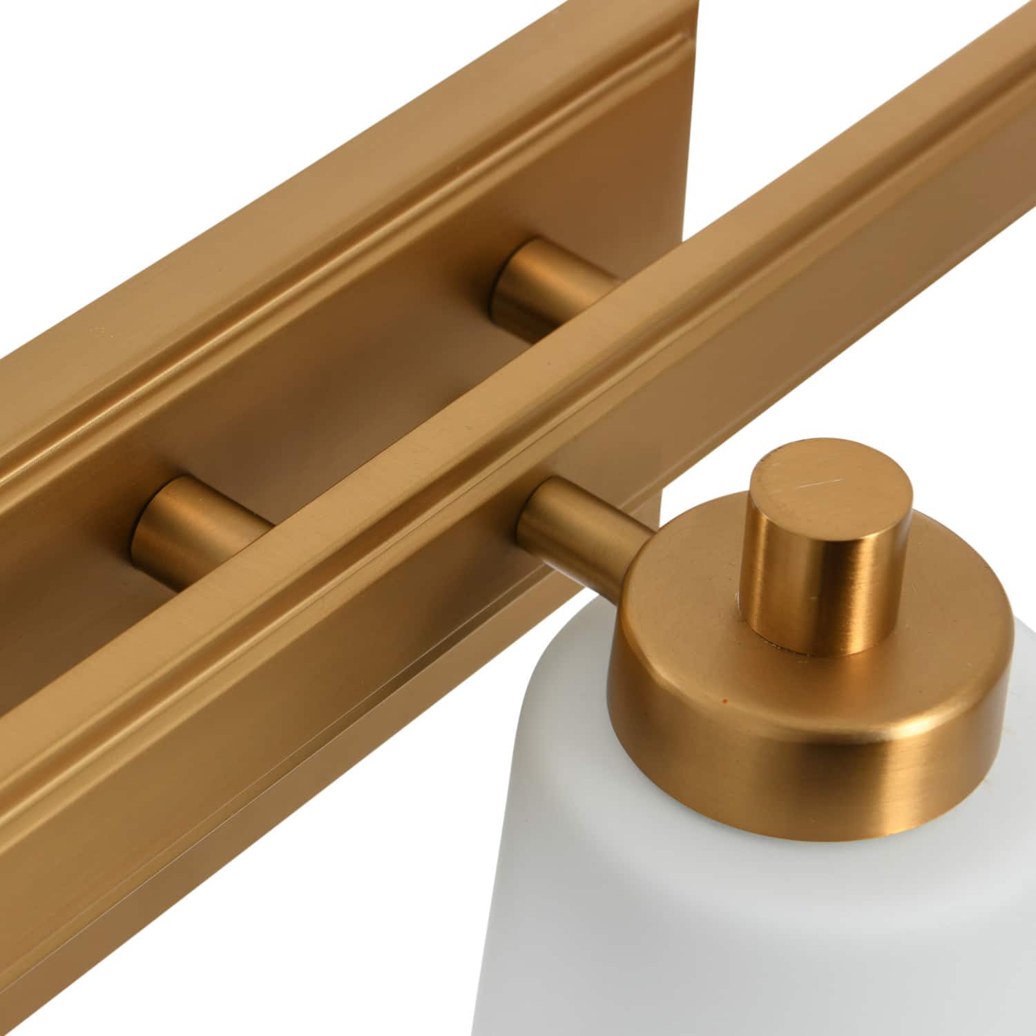 Hello Honey® Robert Stevenson Lighting Sullivan Park Frosted Glass & Metal 3-Light Vanity