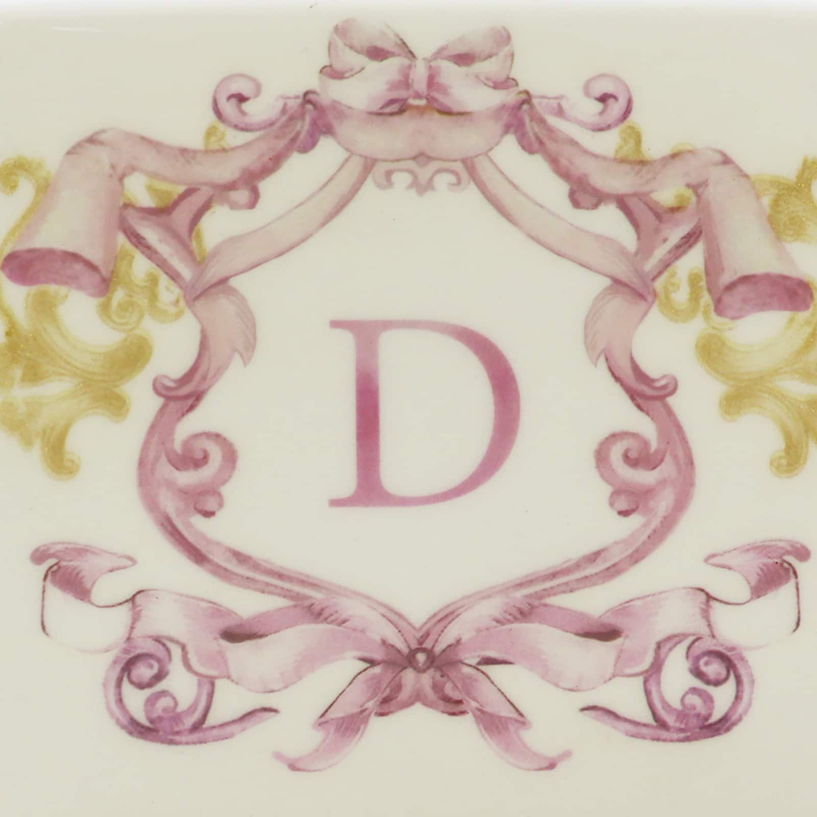 4.5&#x22; x 4&#x22; Ceramic Monogram D&#xE9;cor by Ashland&#xAE;