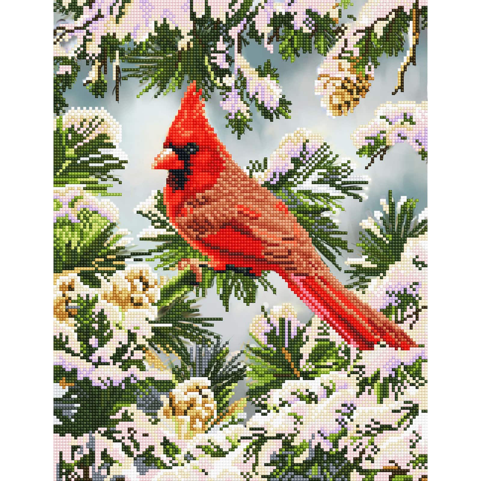Diamond Dotz® Good Fortune Cardinal Diamond Painting Kit