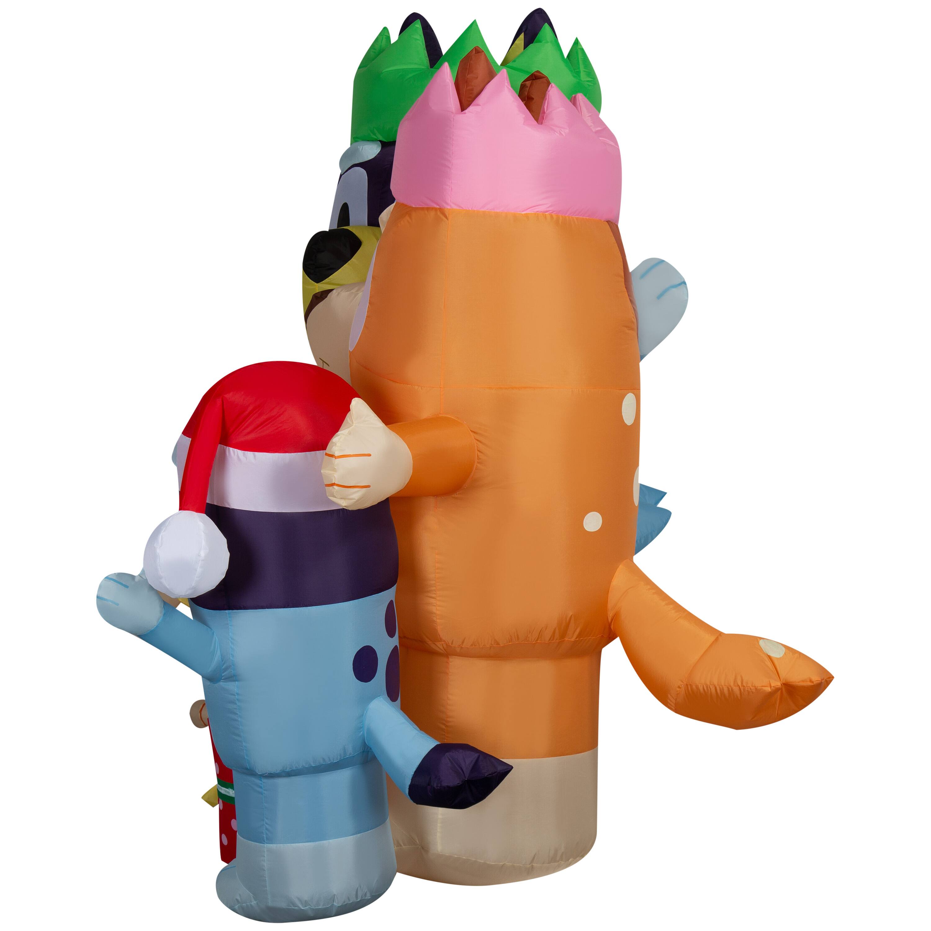 6ft. Airblown&#xAE; Inflatable Christmas Bluey &#x26; Family Scene