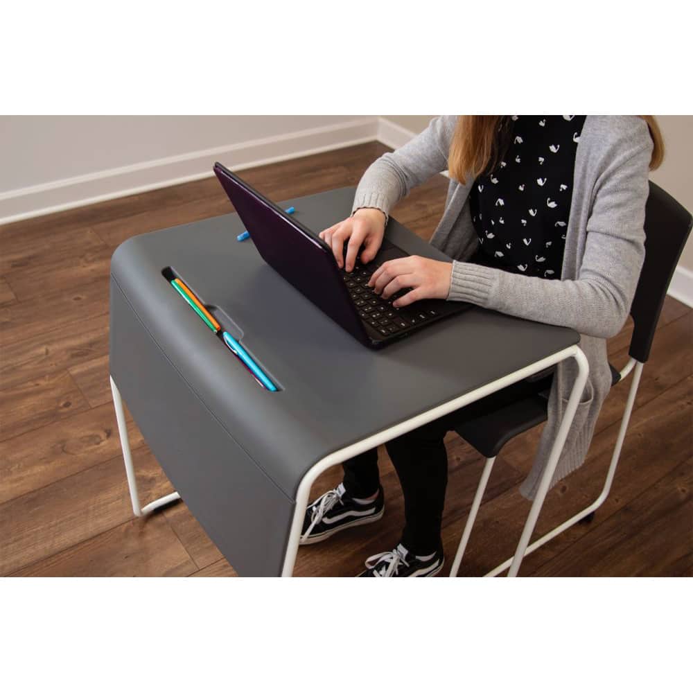 Luxor Lightweight Stackable Student Desk &#x26; Chair