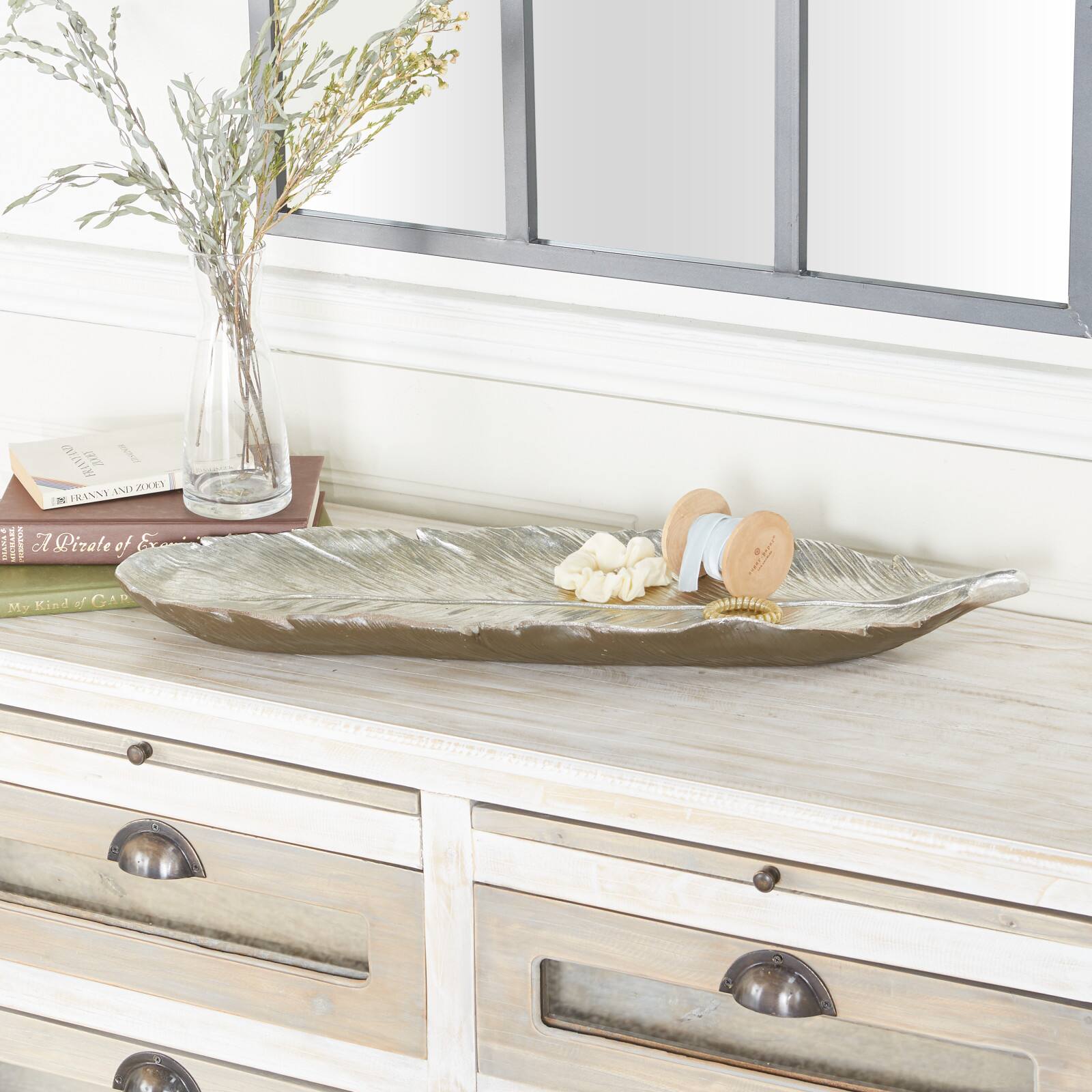 Silver Glam Decorative Tray