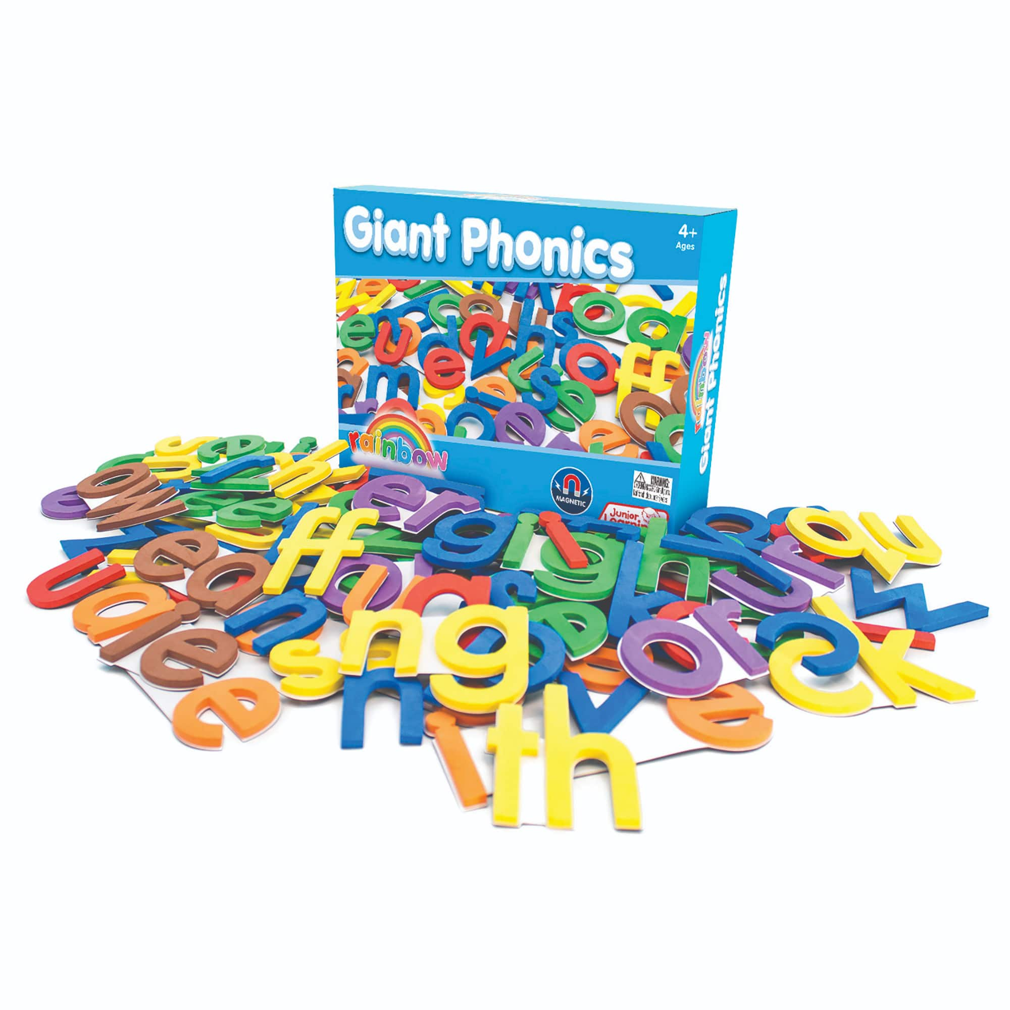 Junior Learning® Rainbow Giant Phonics Magnetic Activities Learning Set ...