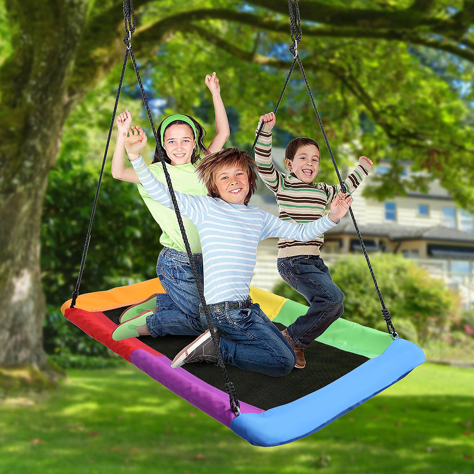Sorbus Indoor &#x26; Outdoor Saucer Swing