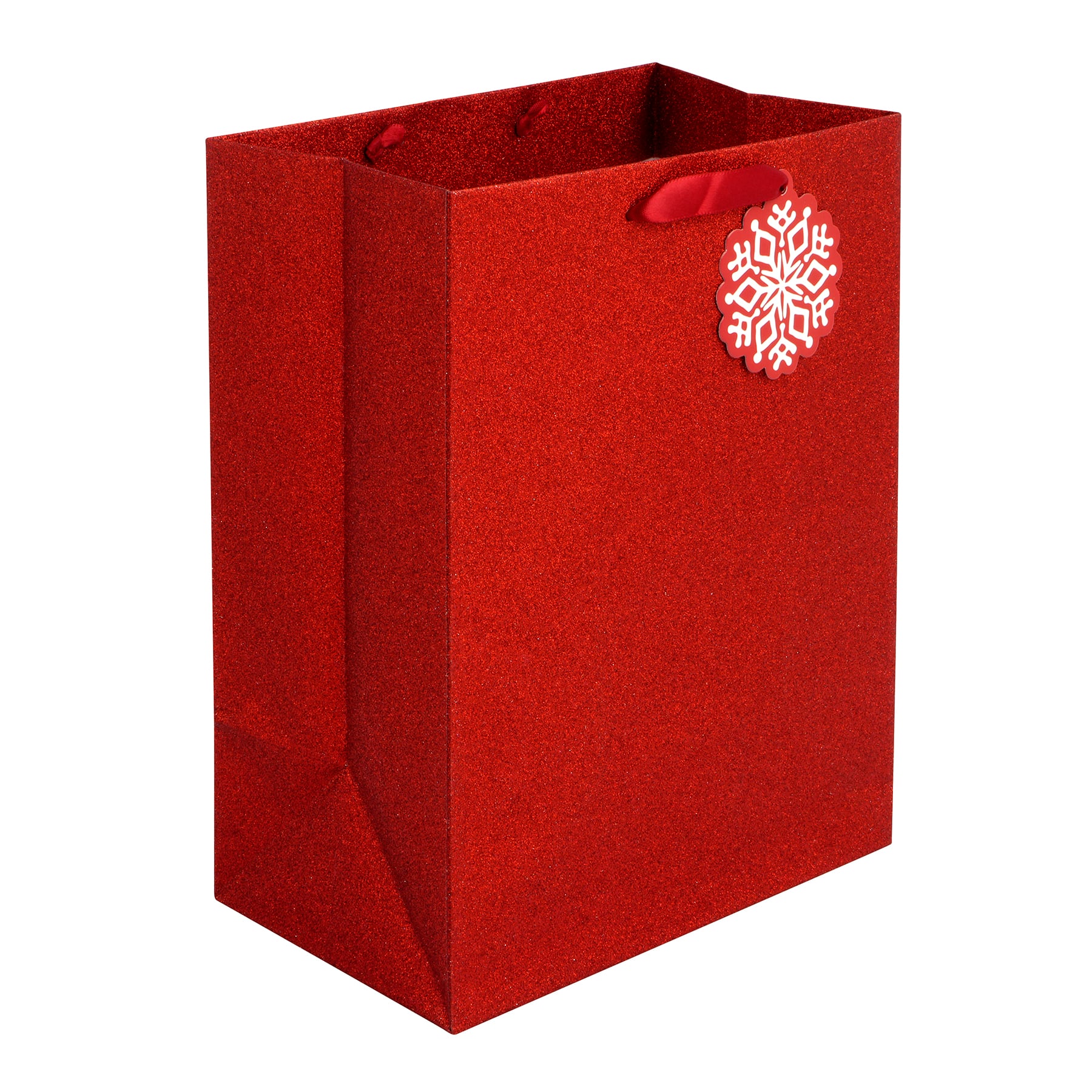 10&#x22; Red Glittery Gift Bags, 2ct. by Celebrate It&#xAE;