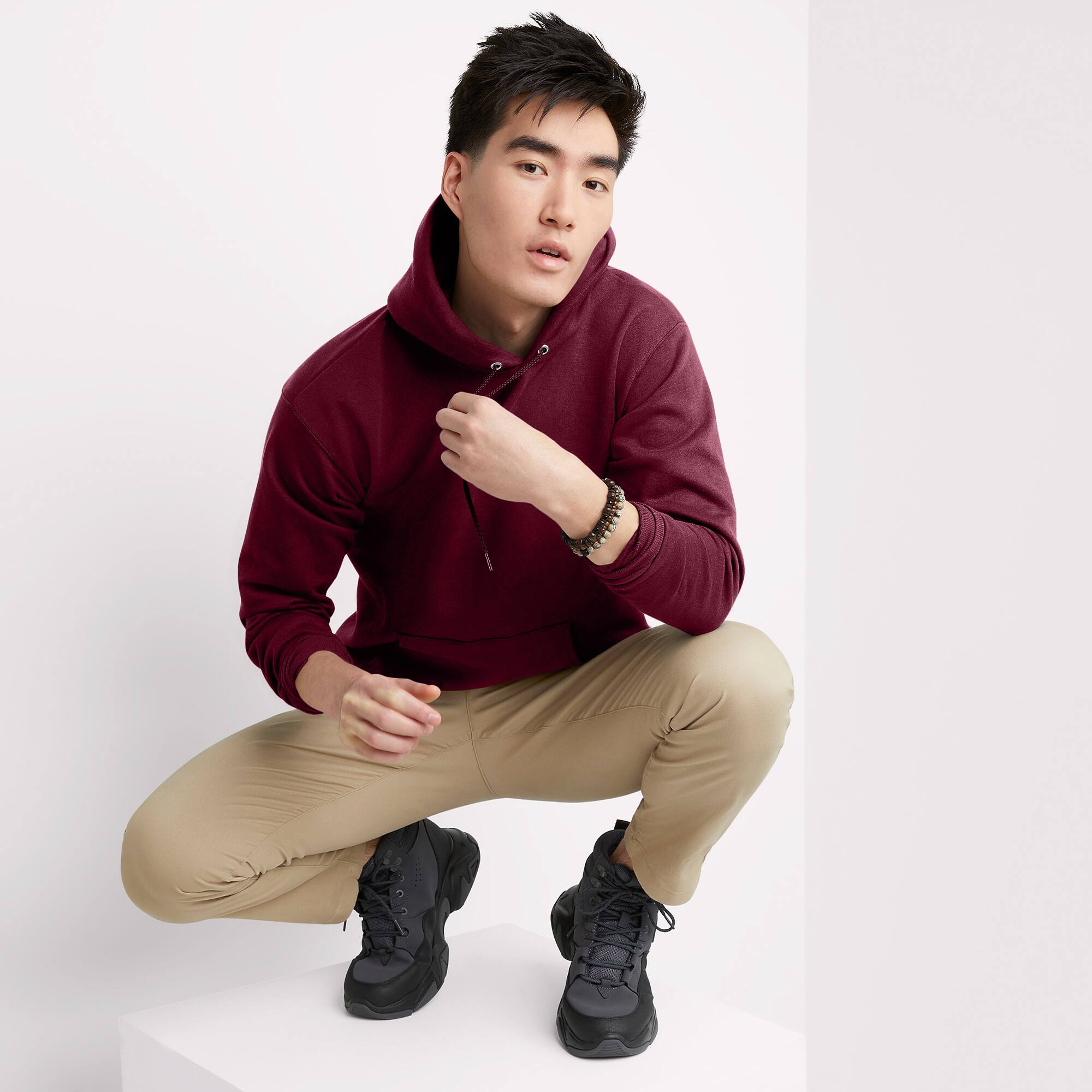 Hanes EcoSmart Pullover Men&#x27;s Fleece Hoodie