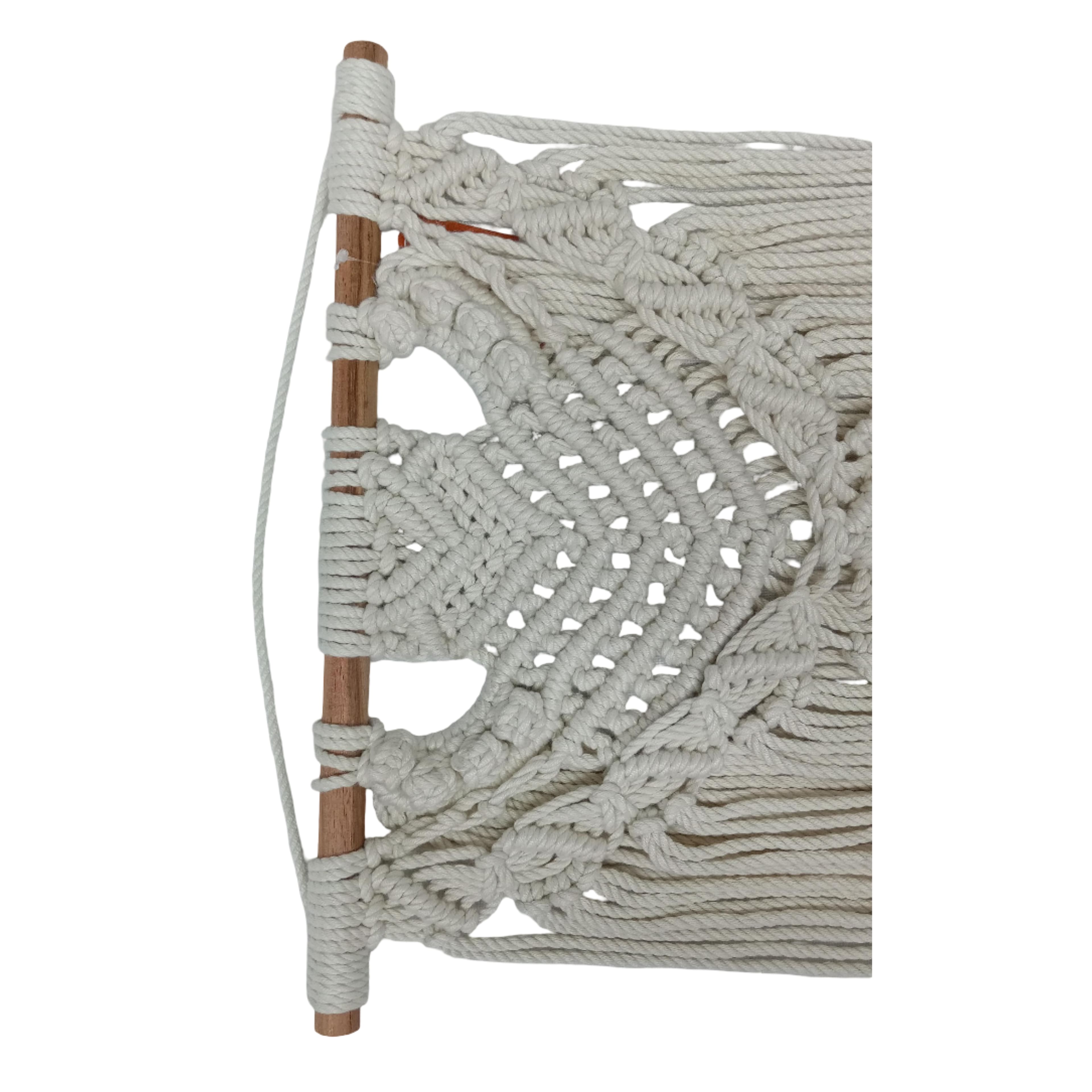 25&#x22; Beige Macram&#xE9; Fringe Wall Hanging by Ashland&#xAE;