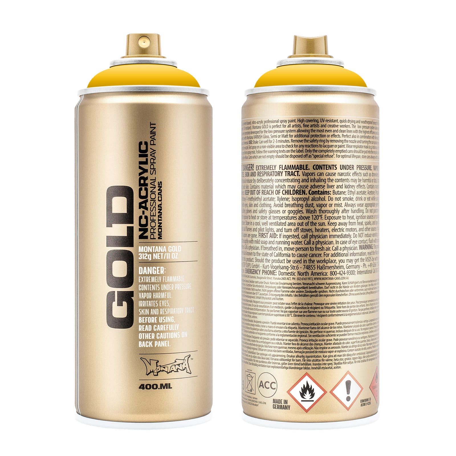 Montana™ Cans GOLD Shock Color Spray Paint