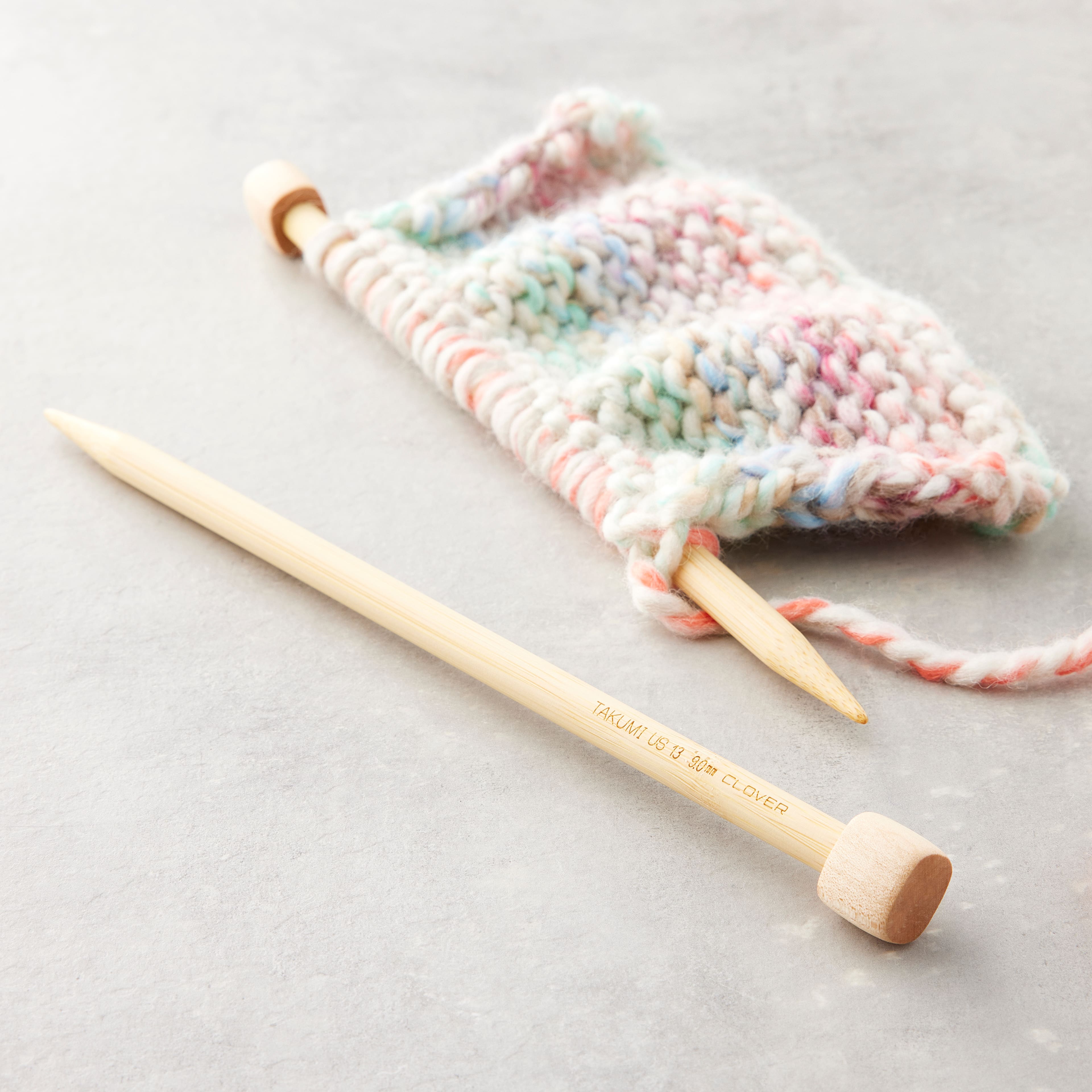 Clover Bamboo Interchangeable Tunisian Crochet Hook-Size J/6Mm (Takumi) 
