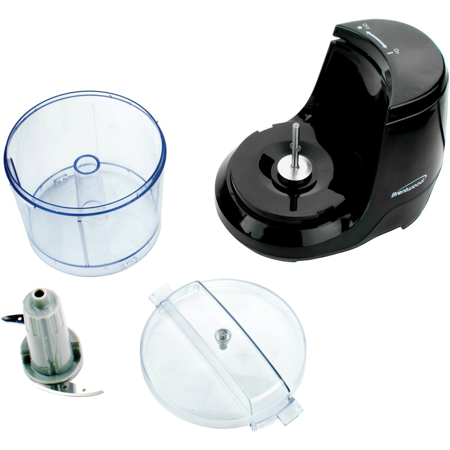 Brentwood Black 1.5 Cup Mini Food Chopper