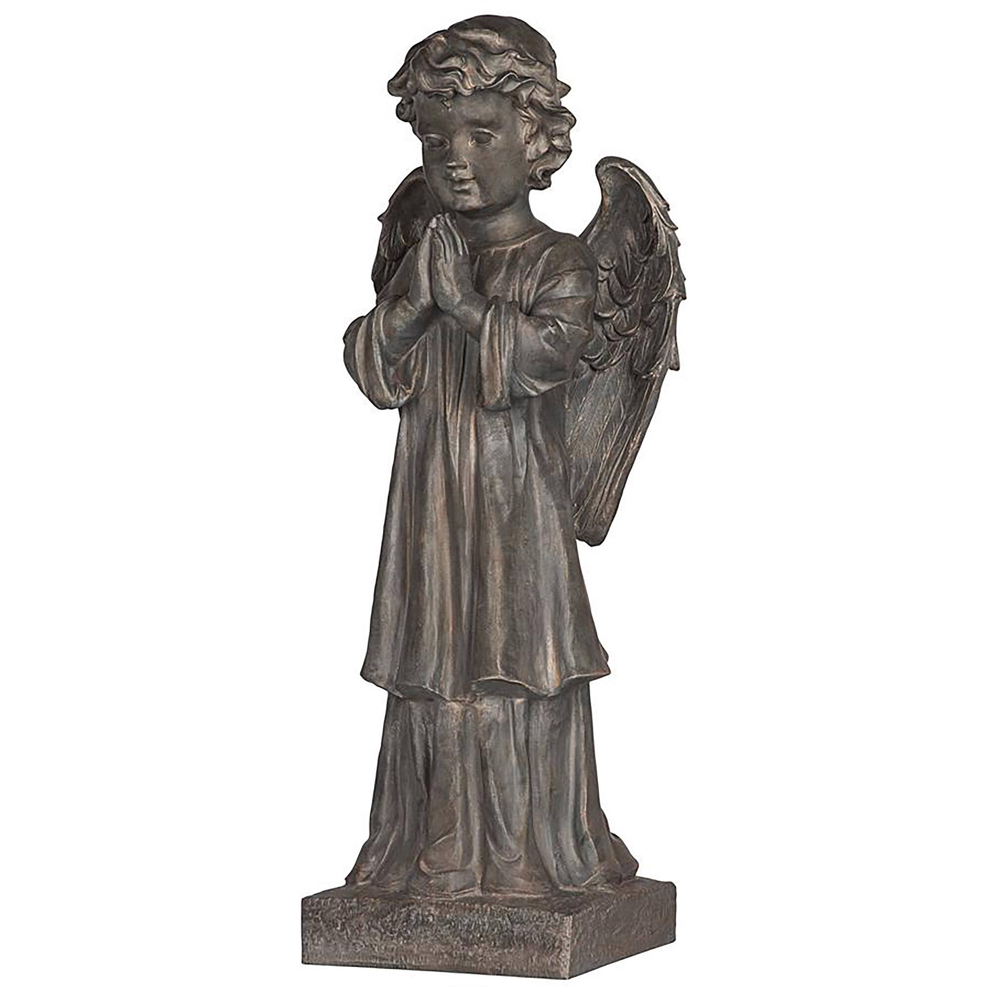Design Toscano 28" The Angel's Message Garden Statue