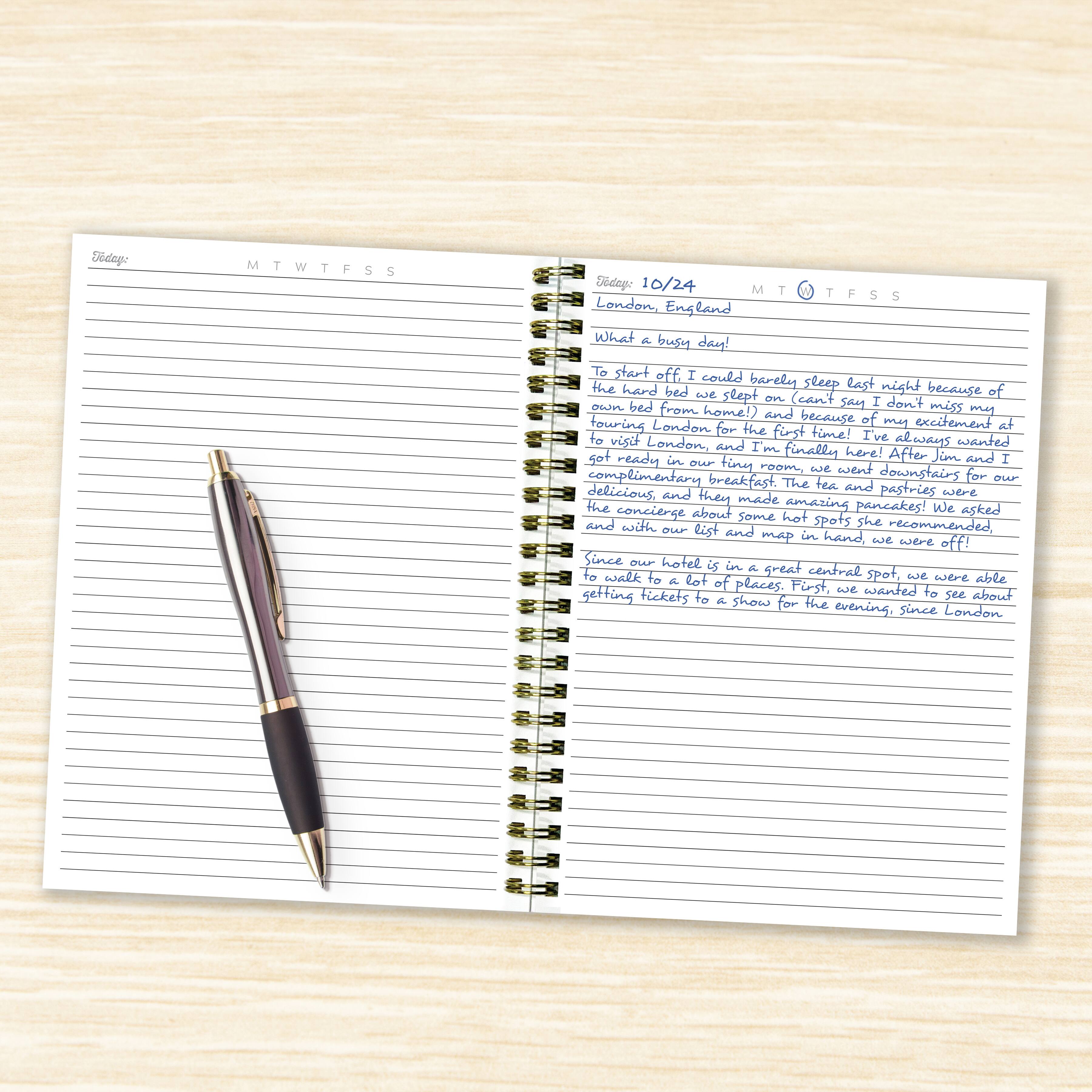 TF Publishing Ikat Boho Chic Spiral Lined Journal