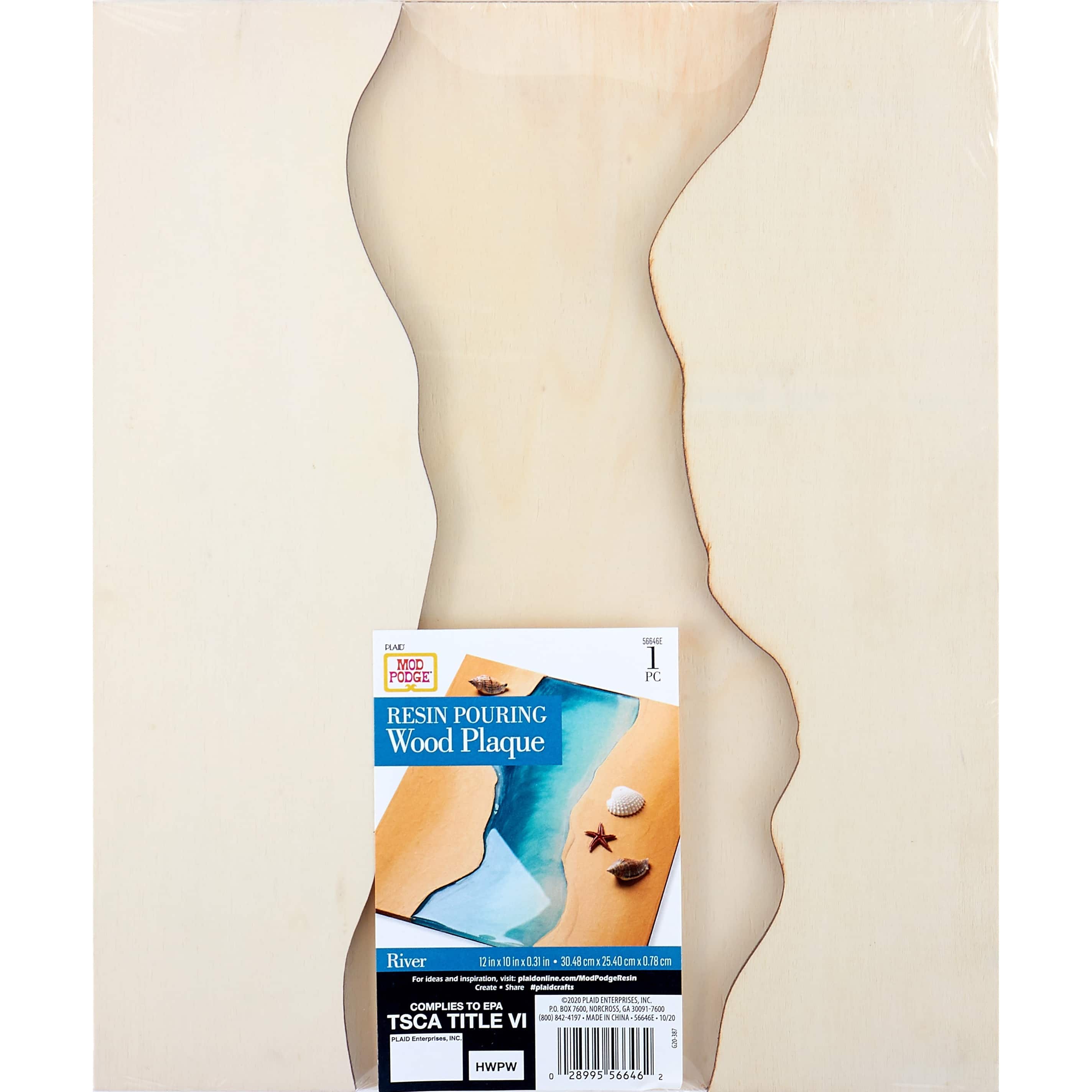 Mod Podge® 12" Resin Pouring River Plaque