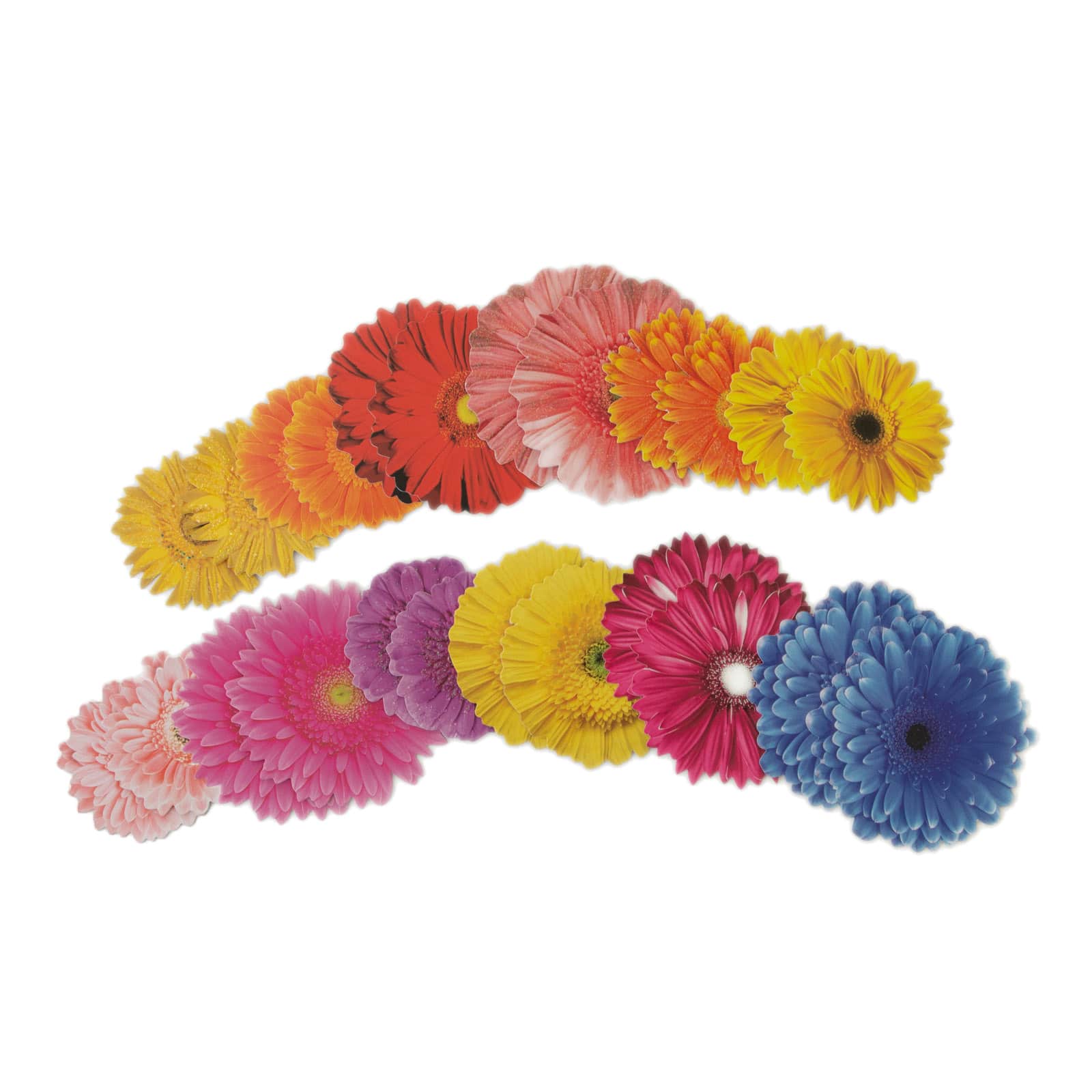 12 Pack: Gerbera Daisy Die Cut Stickers by Recollections™