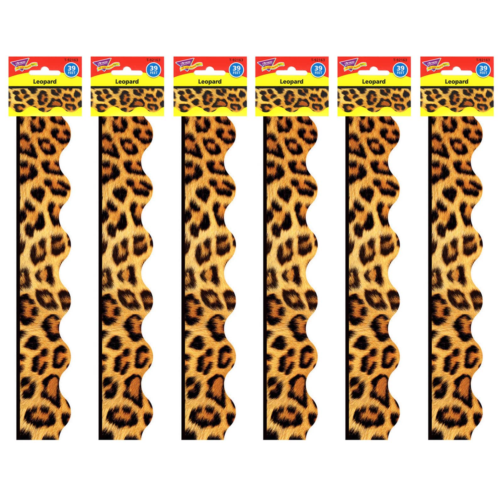 Trend Enterprises® Terrific Trimmers® Leopard Borders, 234ft.