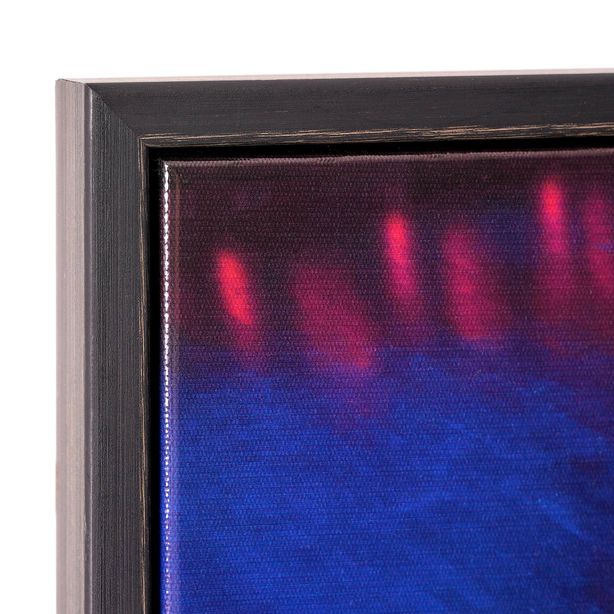 American Art Decor Grand Ole Opry WSM Microphone Stand Lacquered Canvas Print - 12" H x 12" L