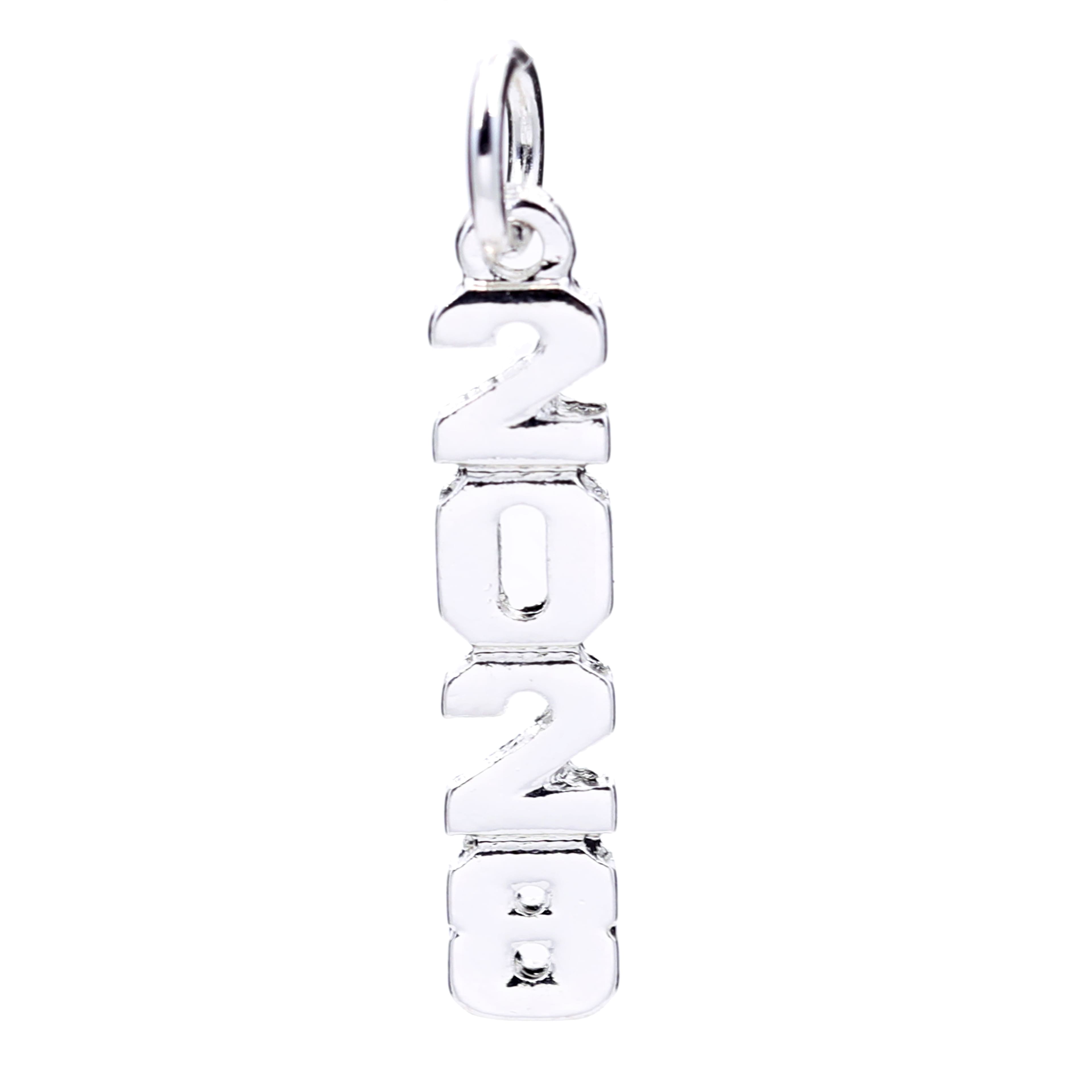 Silver Plated 2028 Charm by Bead Landing&#x2122;