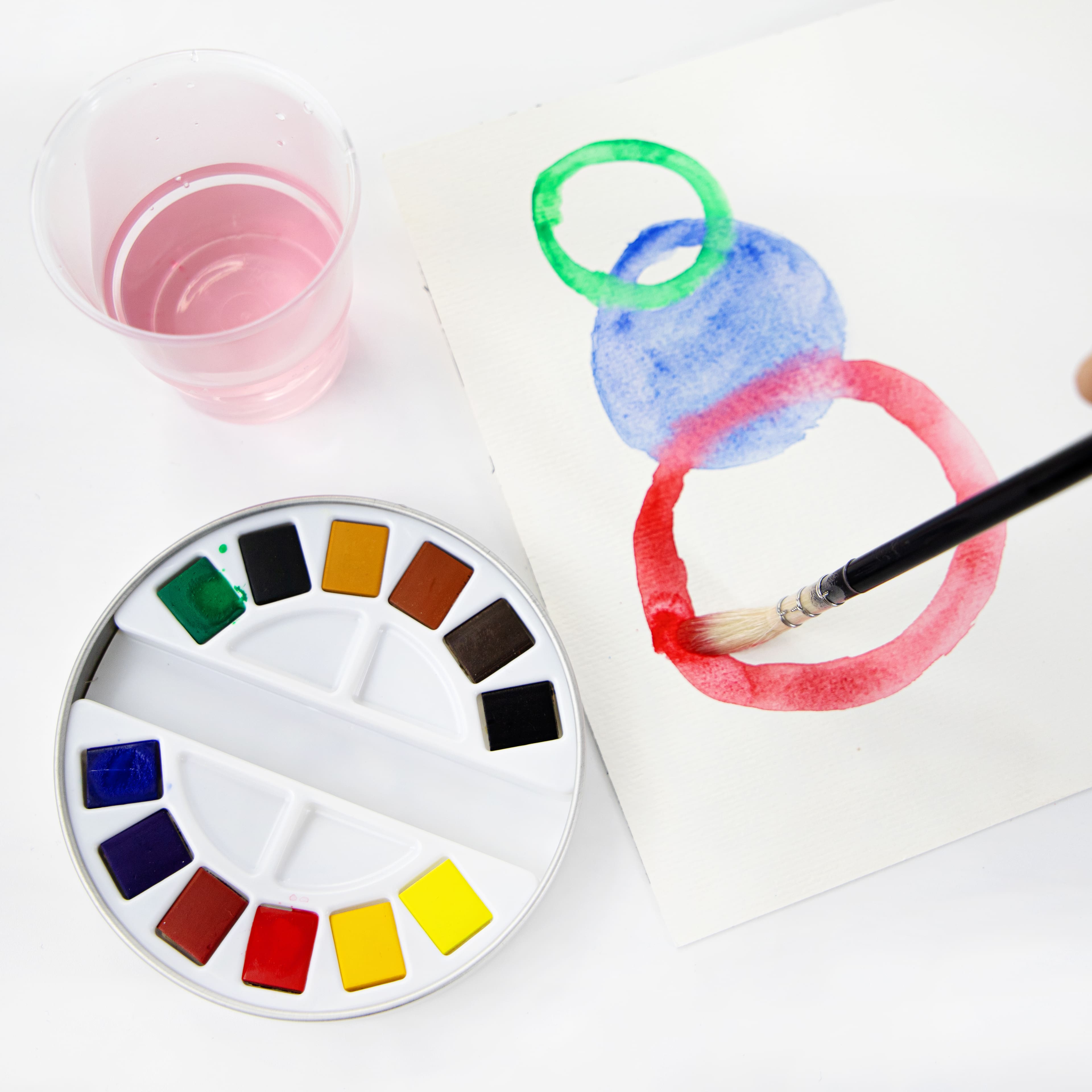 12 Pack: Watercolor Half-Pan Set by Artist&#x27;s Loft&#x2122;