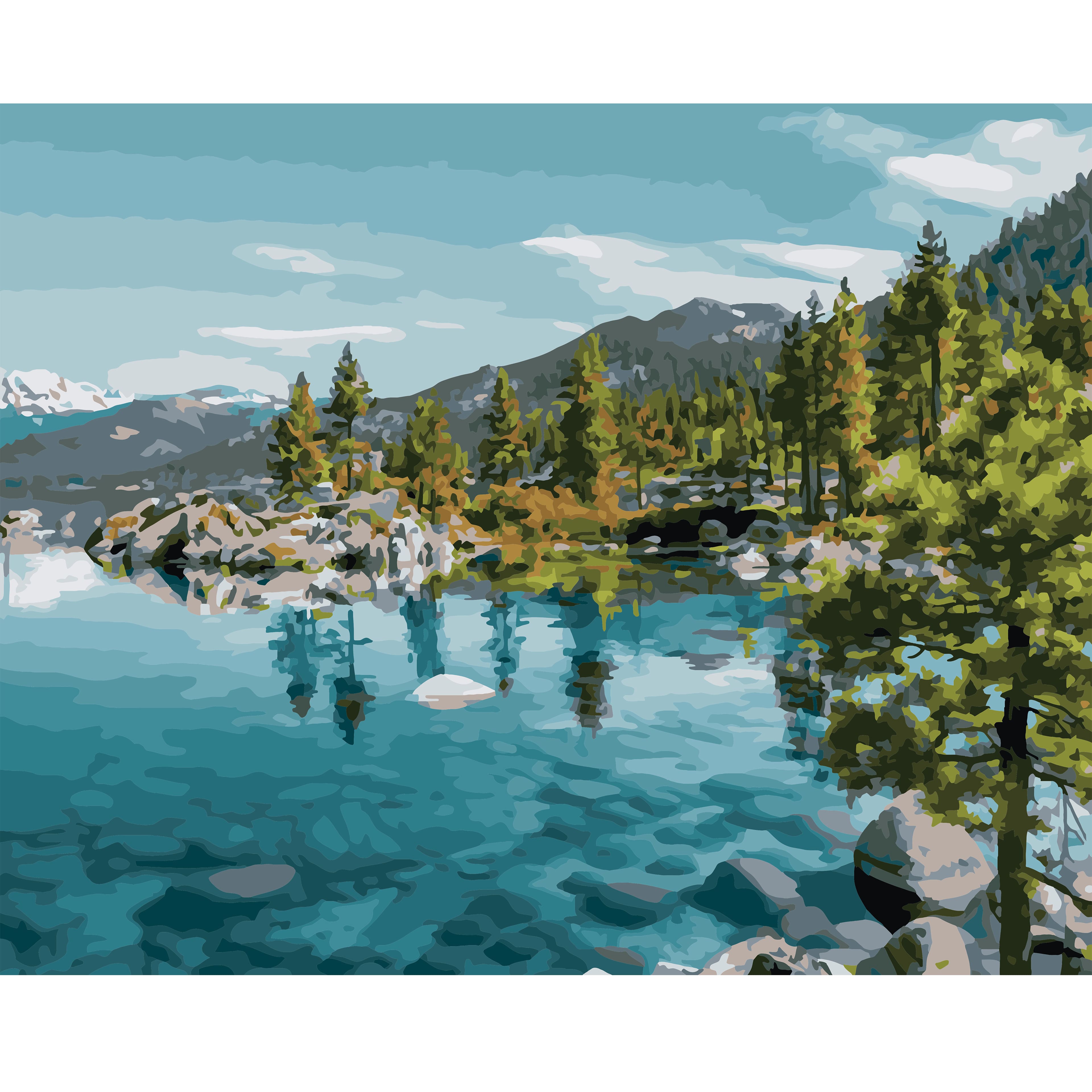Lake Tahoe Paint-by-Number Kit by Artist's Loft®