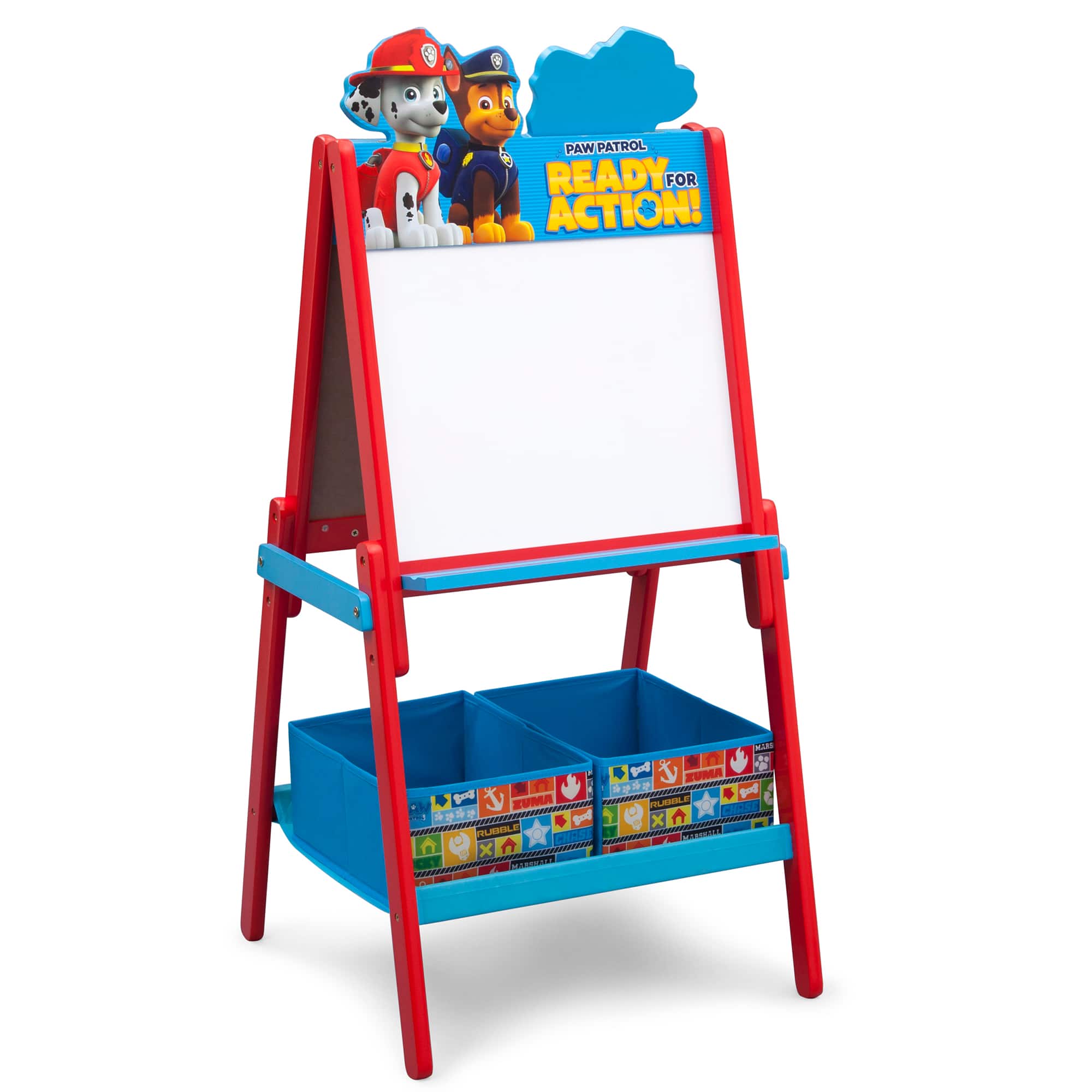 Nick Jr. PAW Patrol Wooden Double Sided Easel With Storage