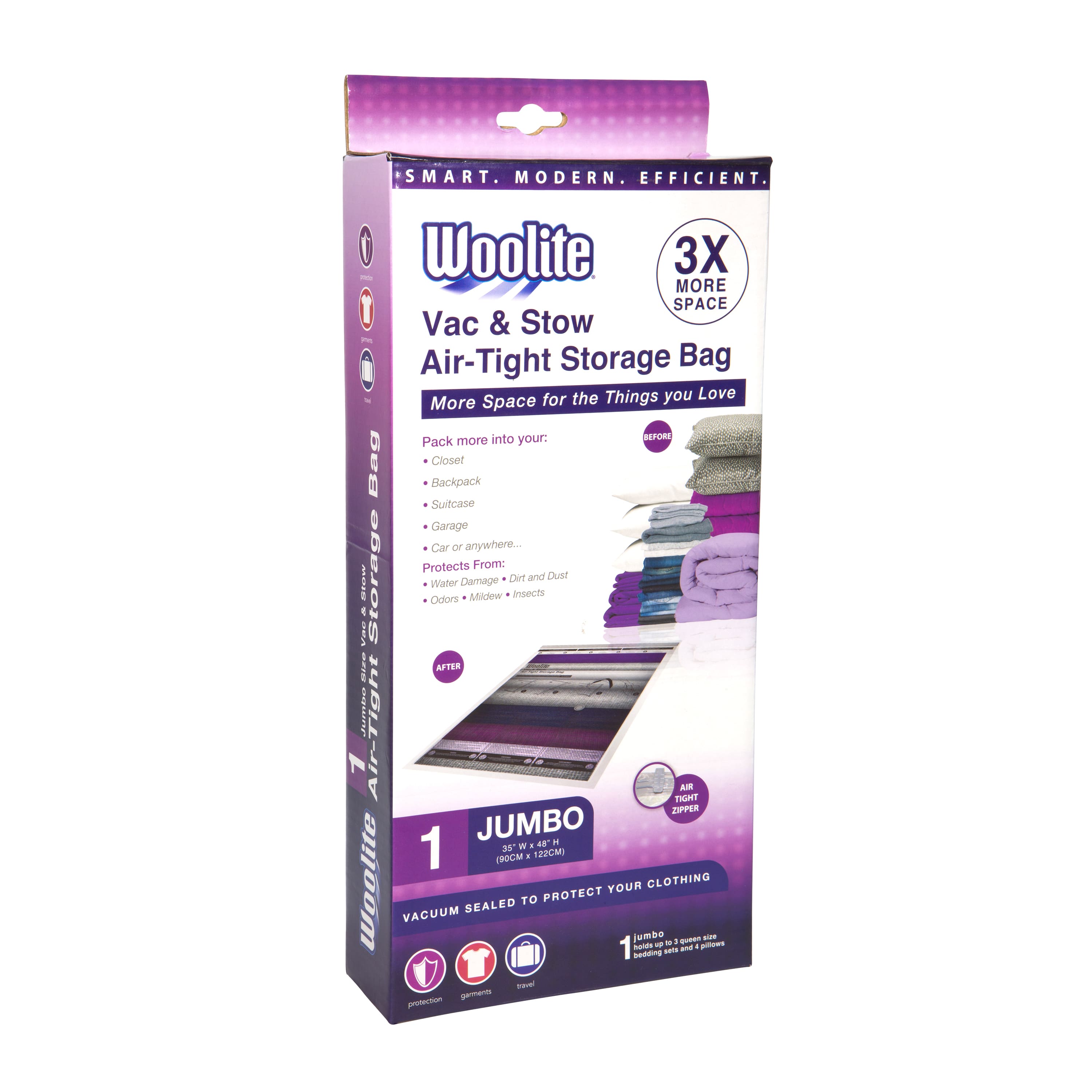 Woolite Air-Tight Jumbo Vacuum Storage Bag