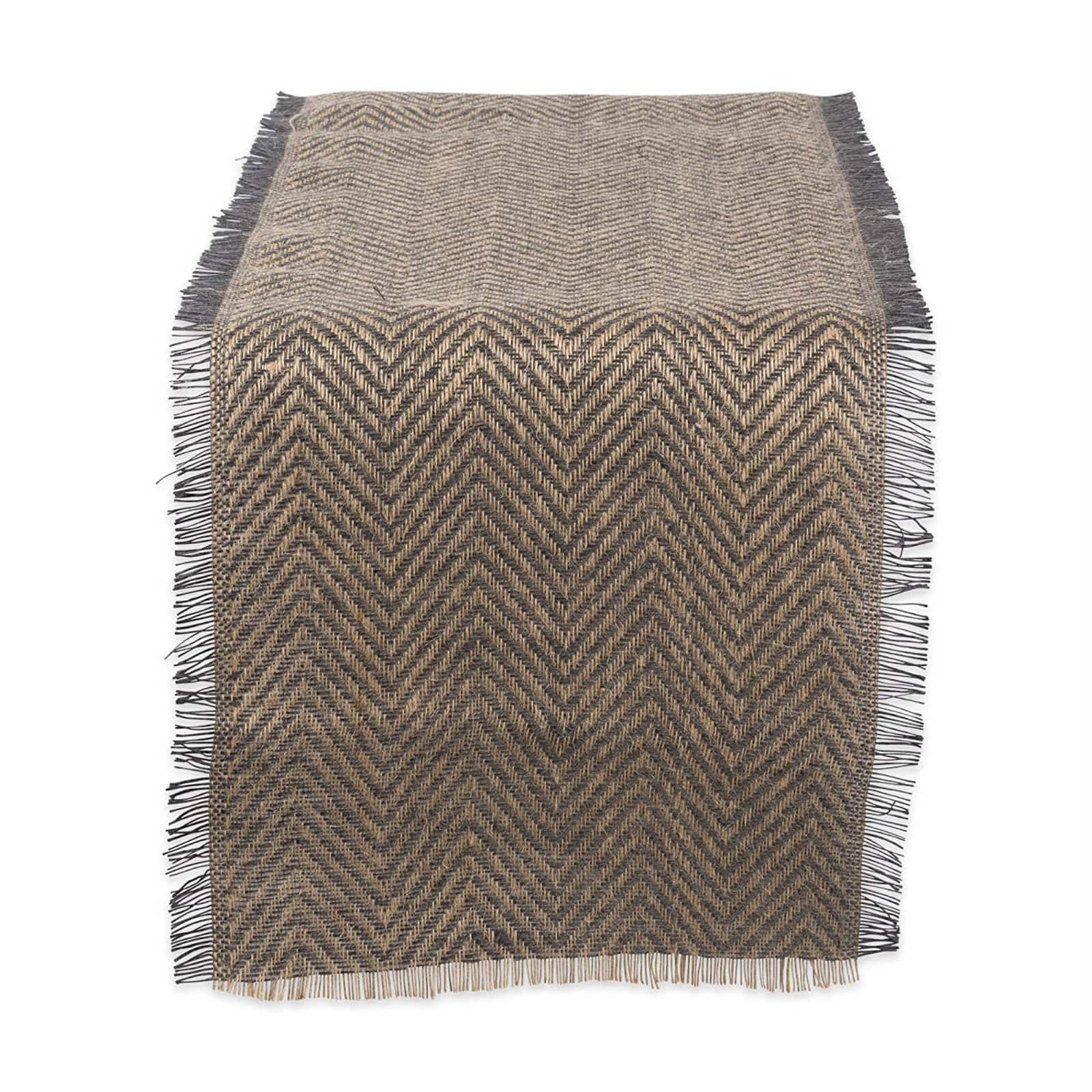 DII&#xAE; 108&#x22; Chevron Burlap Table Runner