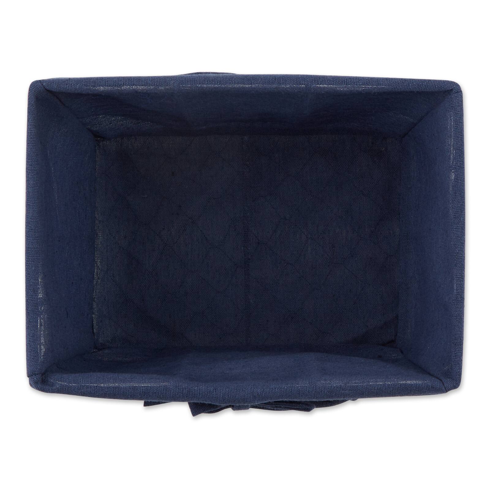 DII&#xAE; Medium Vintage Gray Wire Basket with French Blue Liner, 2ct.