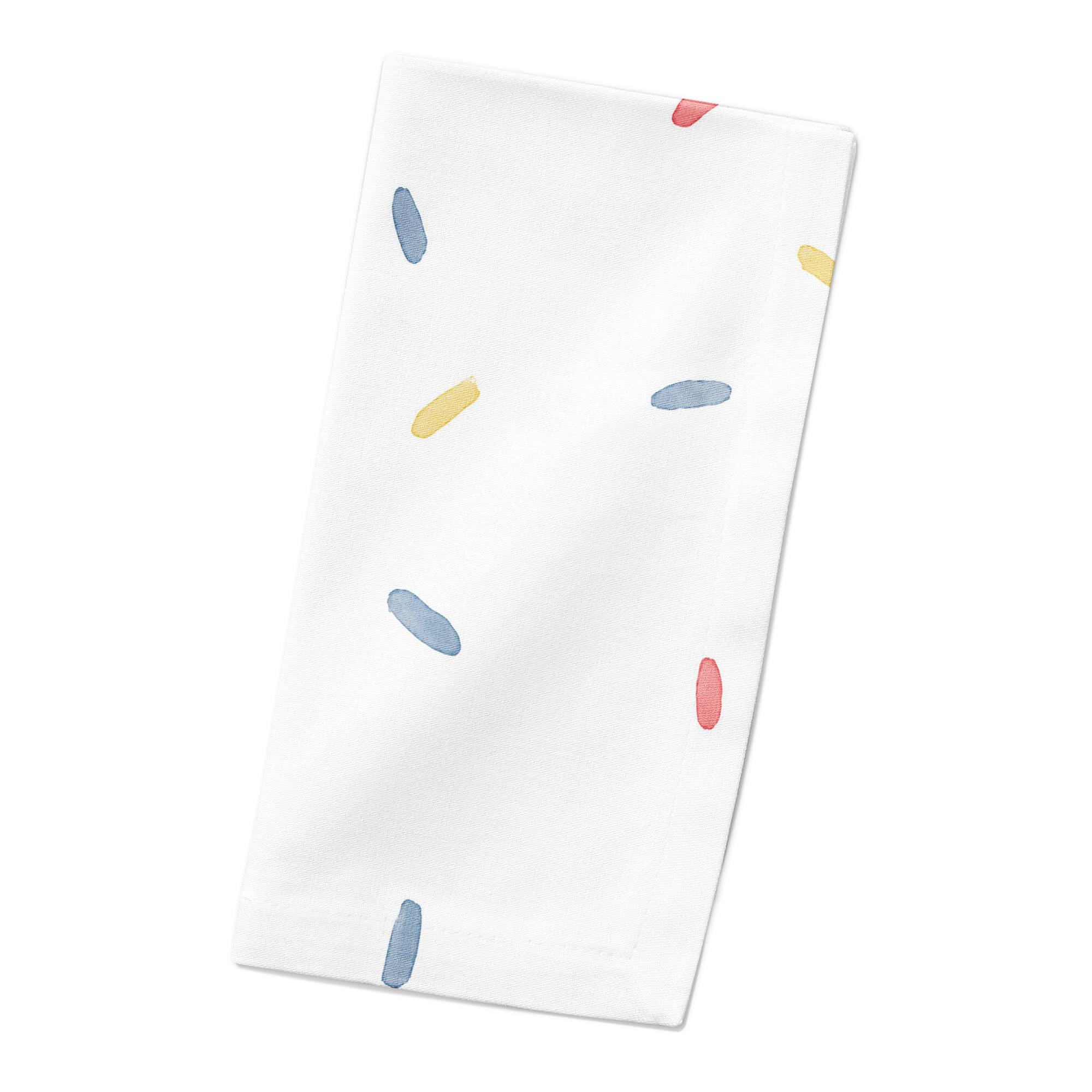 Sprinkle Pattern 10" x 10" Cotton Twill Napkin