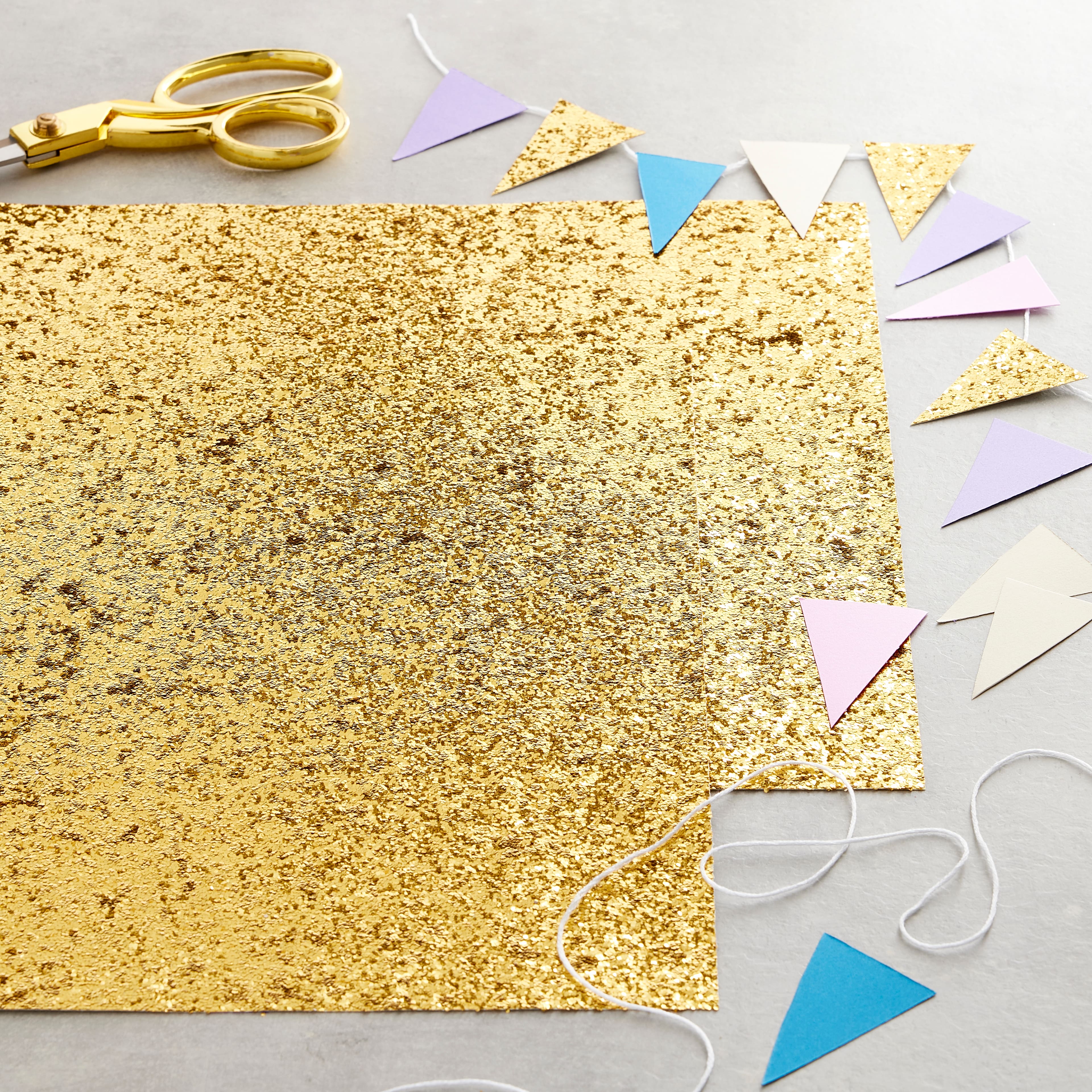 30 Pack: Chunky Glitter Paper by Recollections™, 12" x 12"