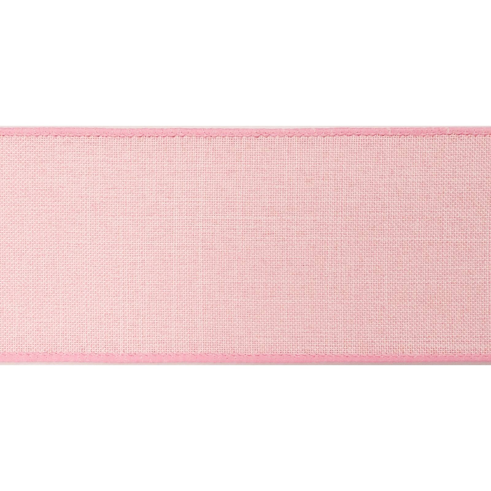 12 Pack: 2.5" x 25ft. Faux Linen Wired Ribbon by Celebrate It™ Décor
