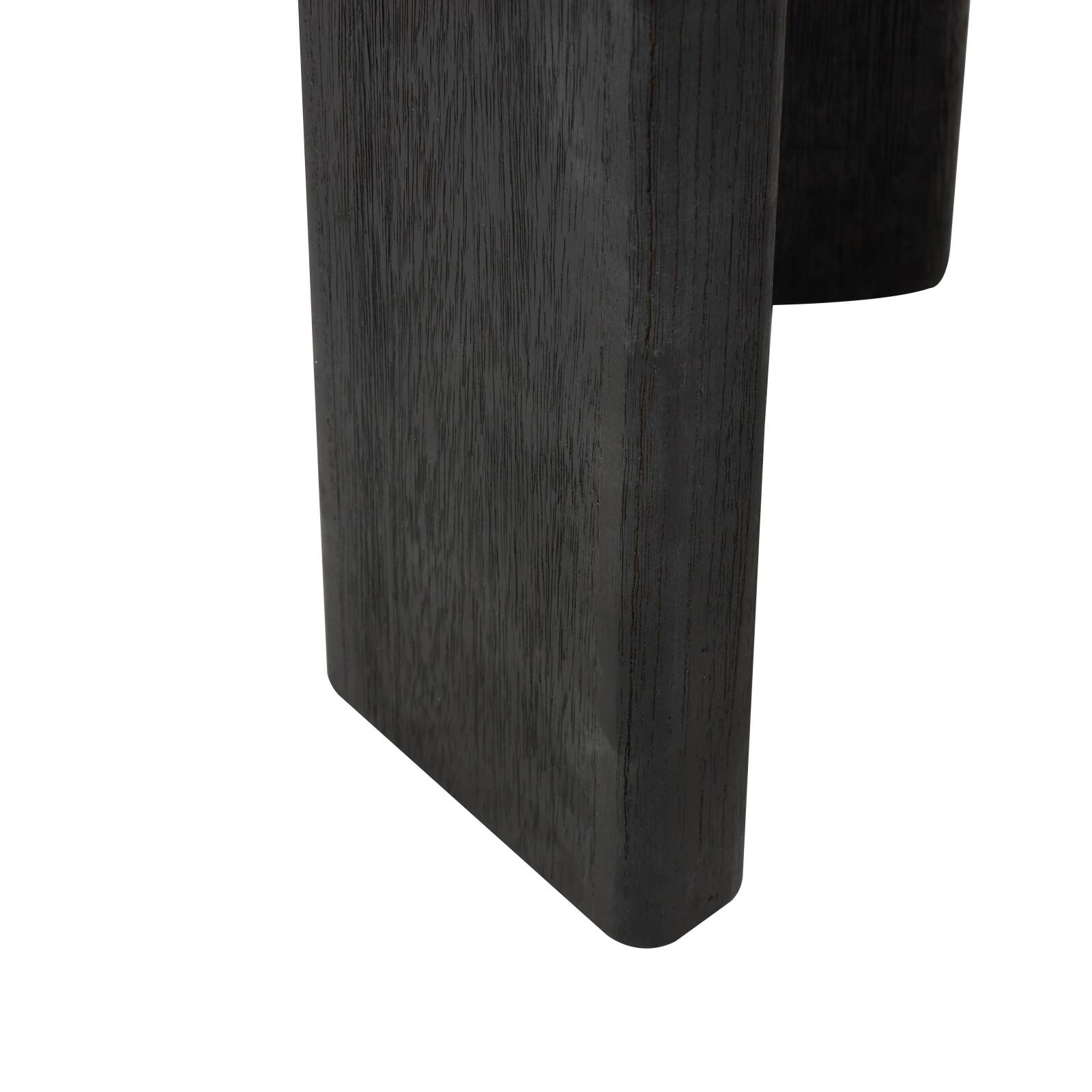 20" Black Handmade Heart Inspired Side End Accent Table