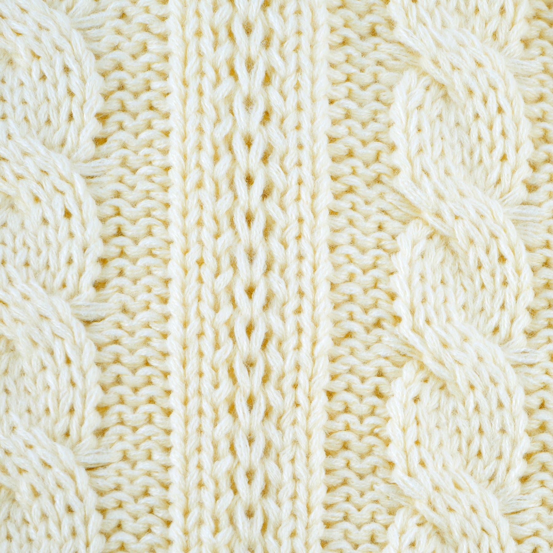 60&#x22; Cream Cable Knit Throw by Ashland&#xAE;