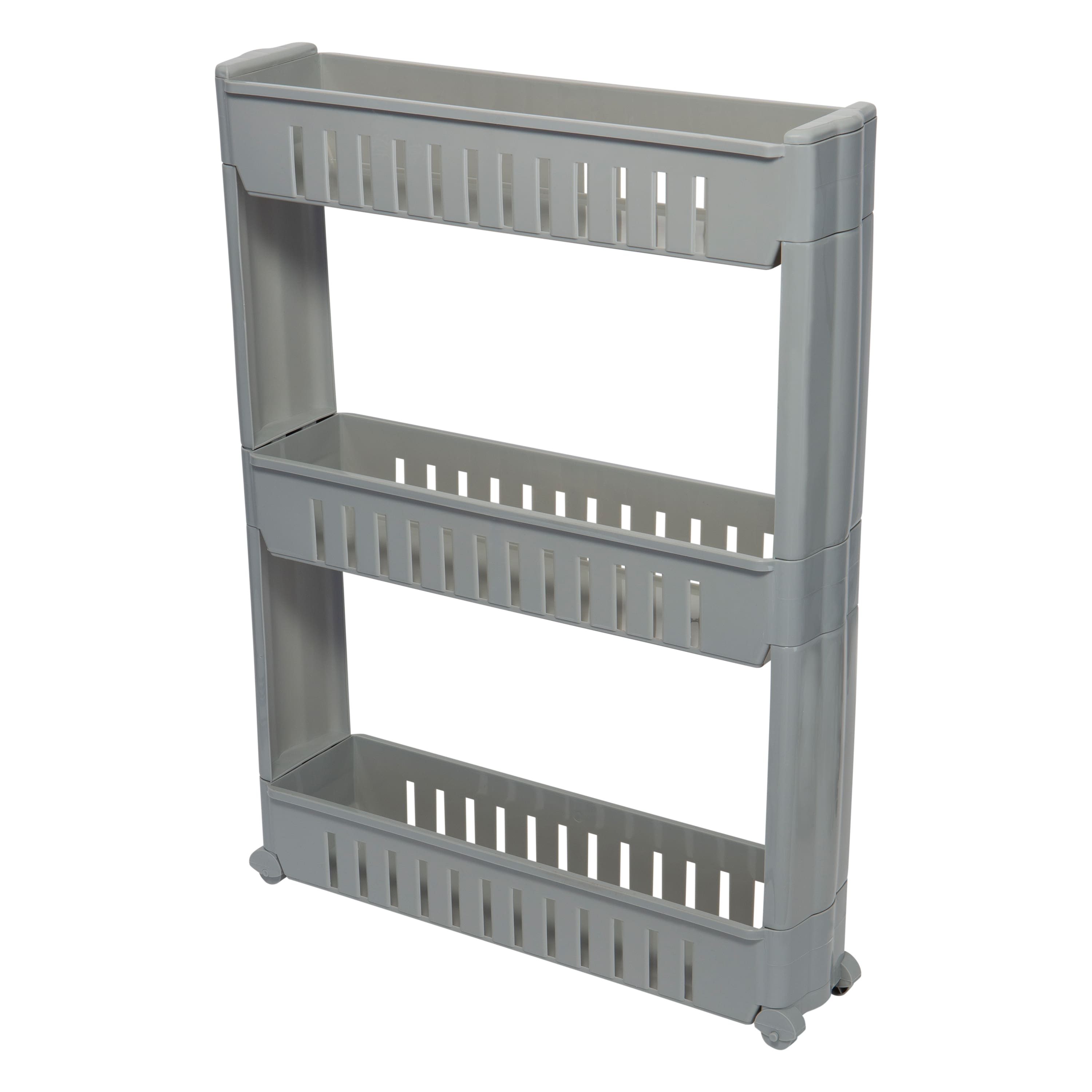 Simplify Gray 3-Tier Slim Slide Out Storage Cart