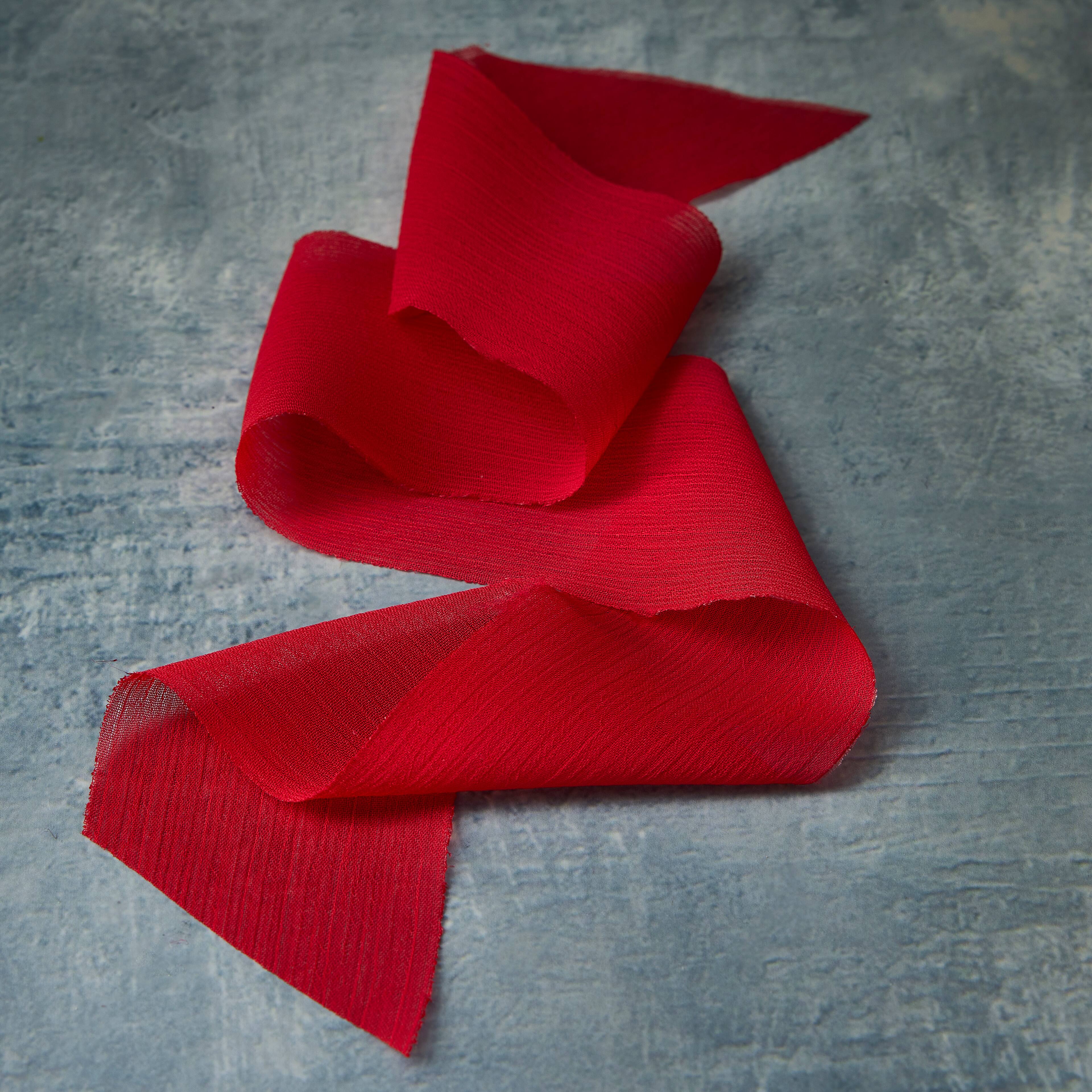 2&#x22; x 3yd. Crinkle Chiffon Ribbon by Celebrate It&#xAE; Classic