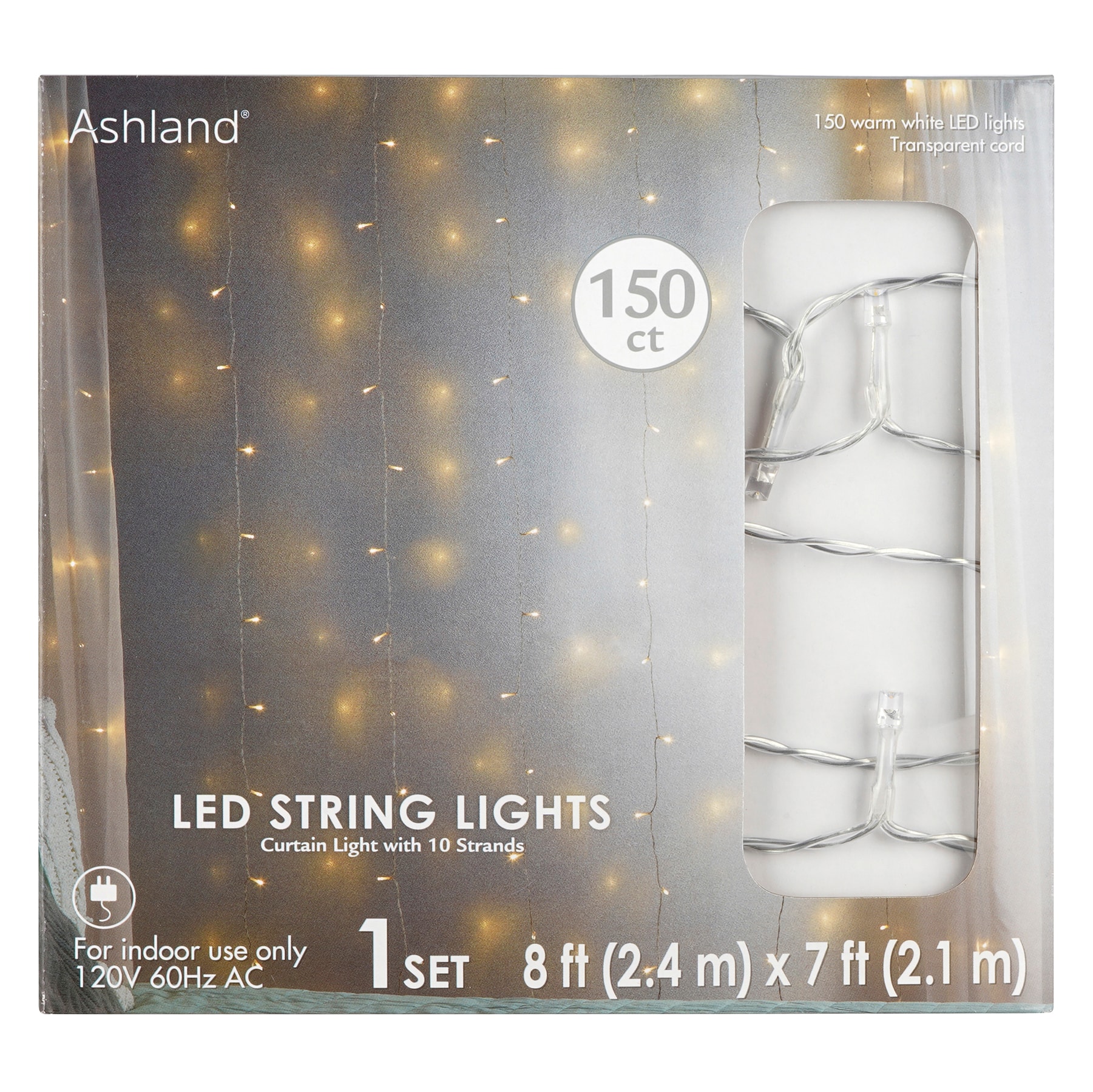 150ct. Curtain LED String Lights by Ashland&#xAE;