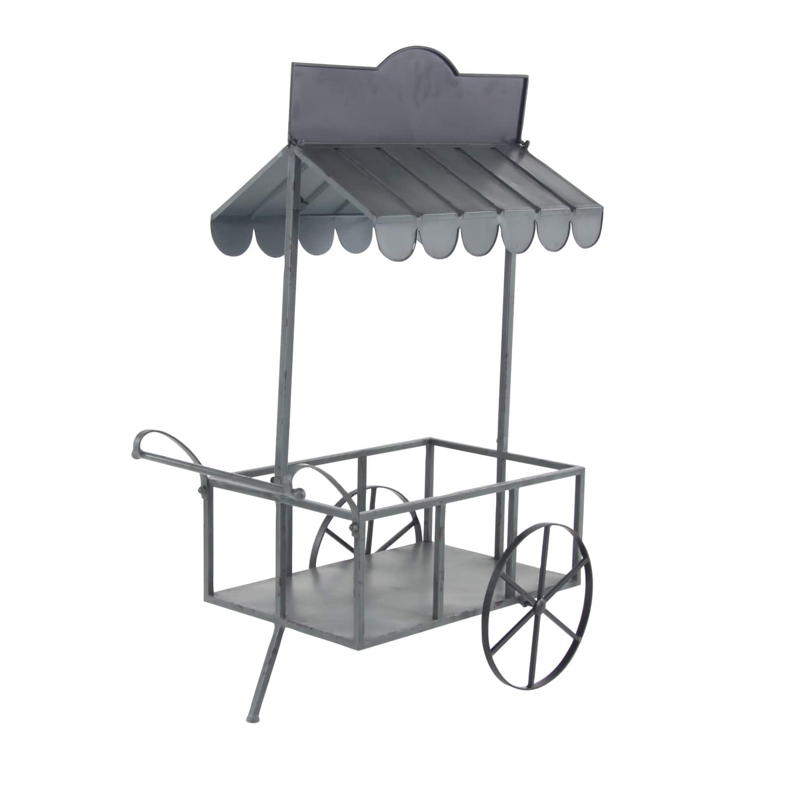 Black Metal Farmhouse Plantstand, 32&#x22; x 44&#x22;