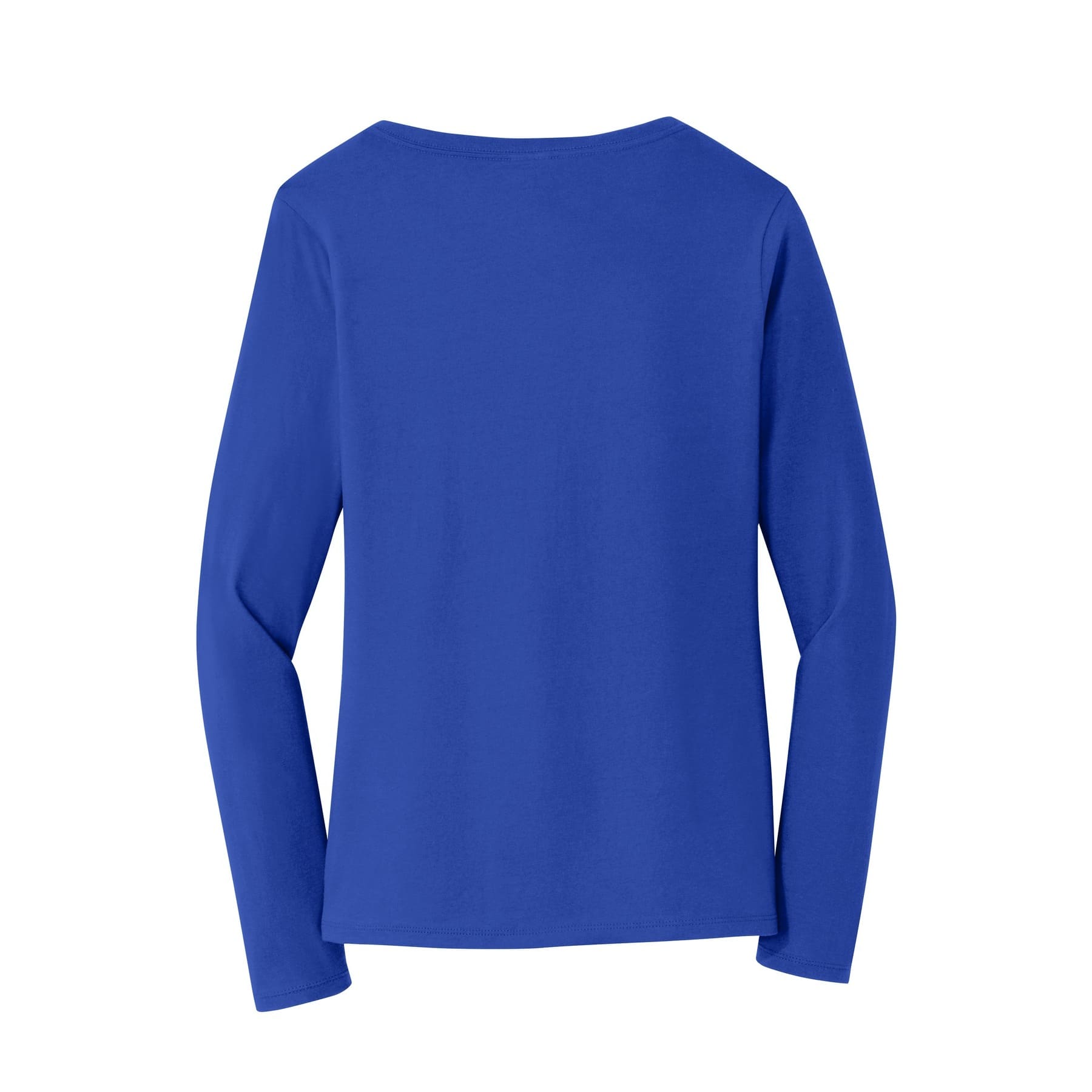 Port & Company® Fan Favorite™ Colors Long Sleeve Ladies V-Neck T-Shirt