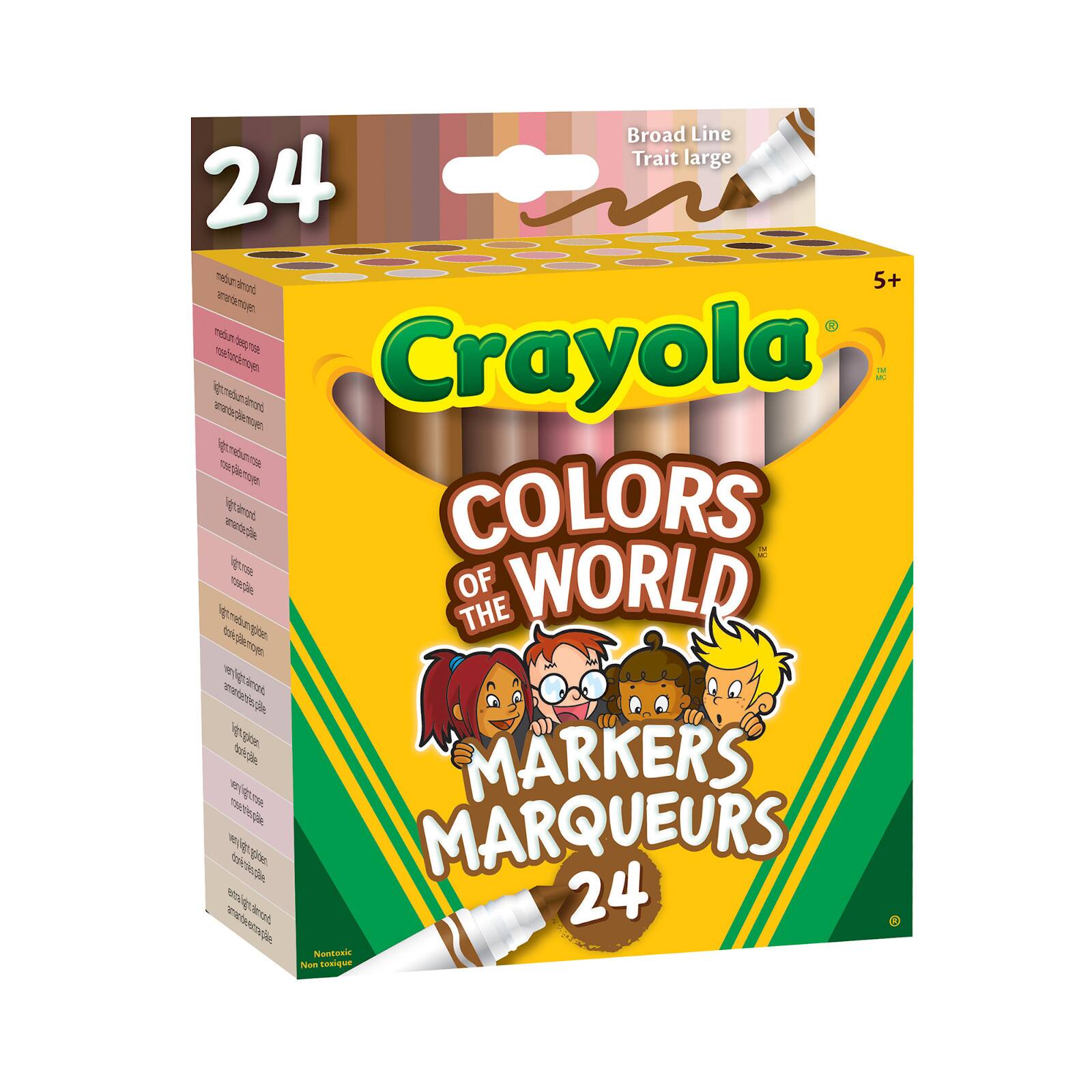 Crayola Colors of the World Crayons, 24, 32 Count Crayon Colors