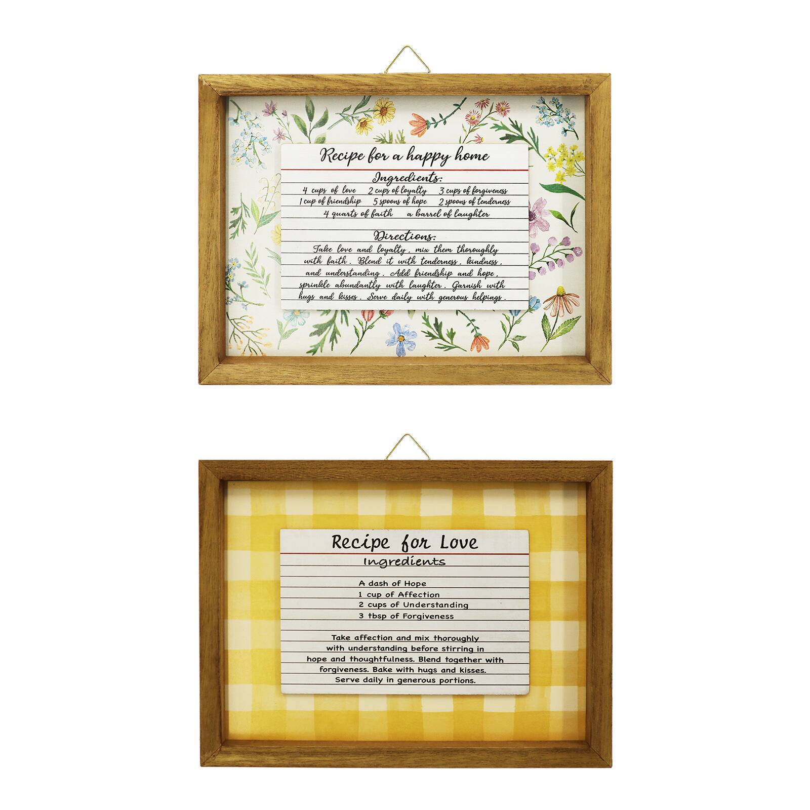 Assorted Recipe Sign Wall D cor by Ashland Michaels