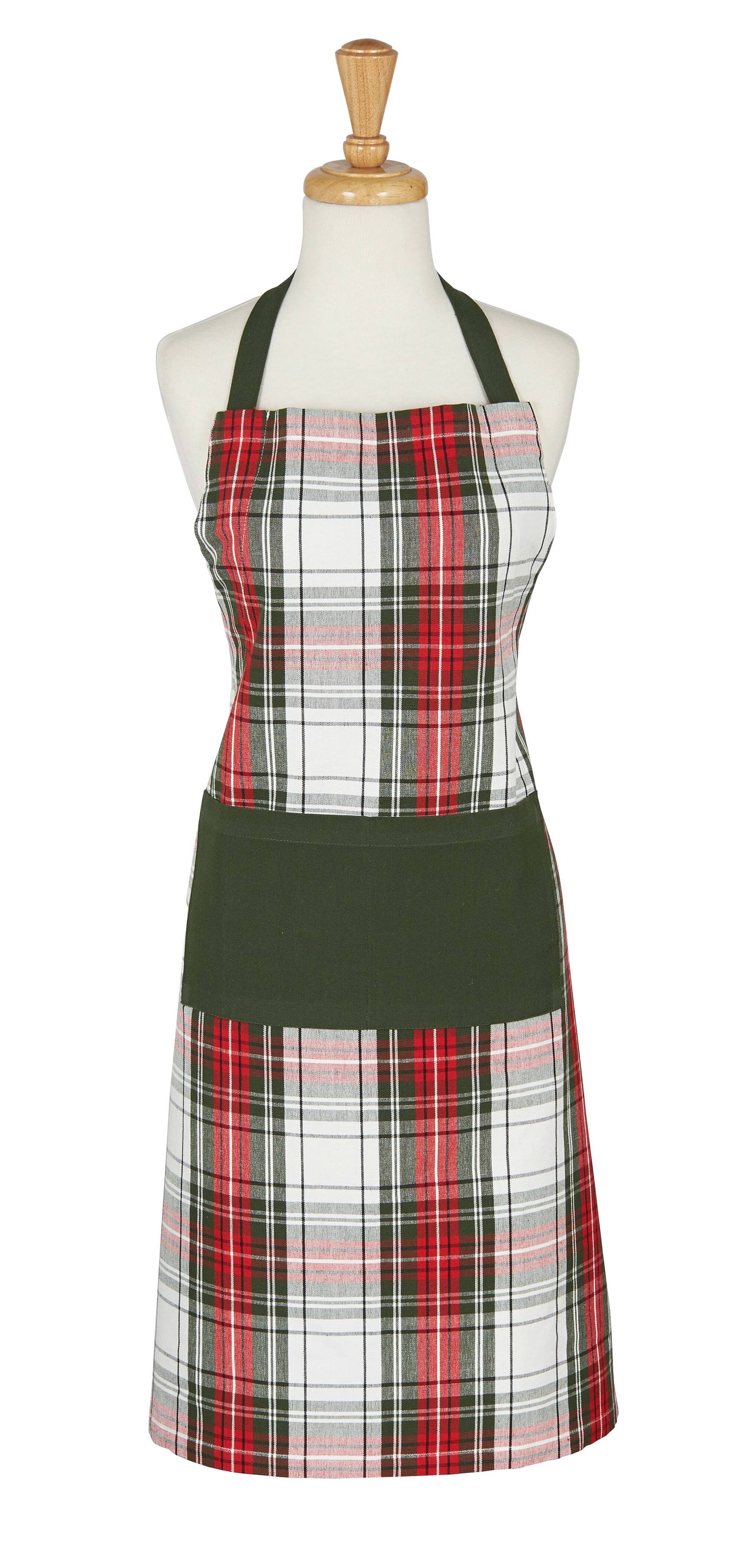 DII&#xAE; Christmas Plaid Chef Apron