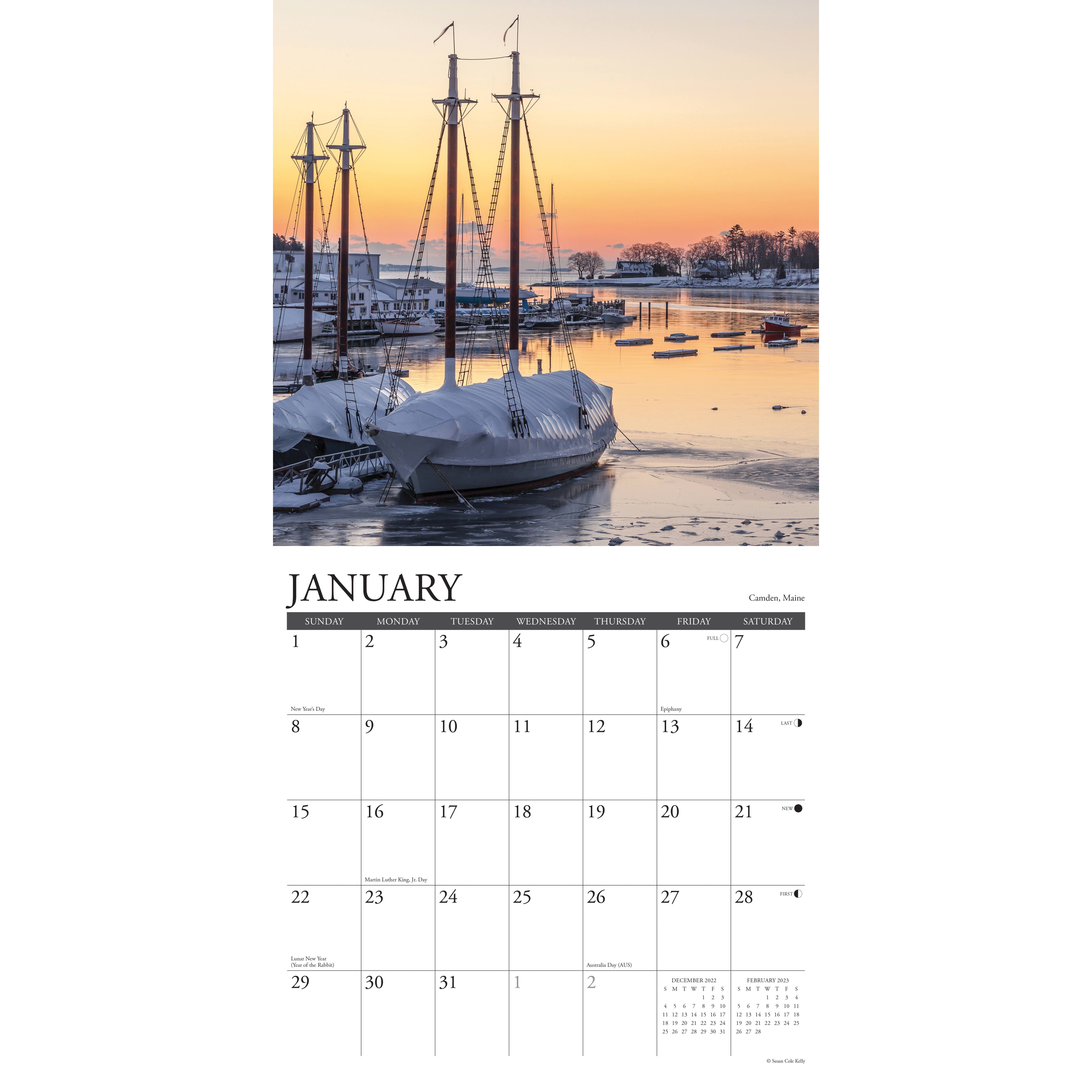 2023 New England Coast Wall Calendar Wall Calendars Michaels